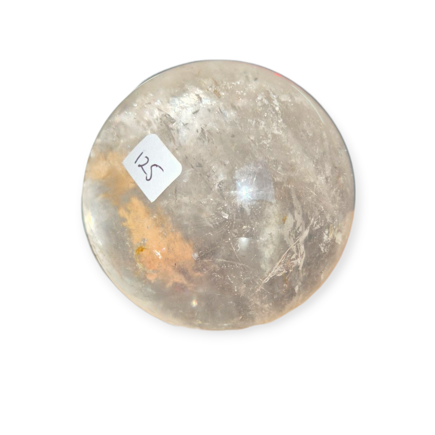 Crystals - Clear Quartz Sphere (High Grade with Hematoid Inclusion)