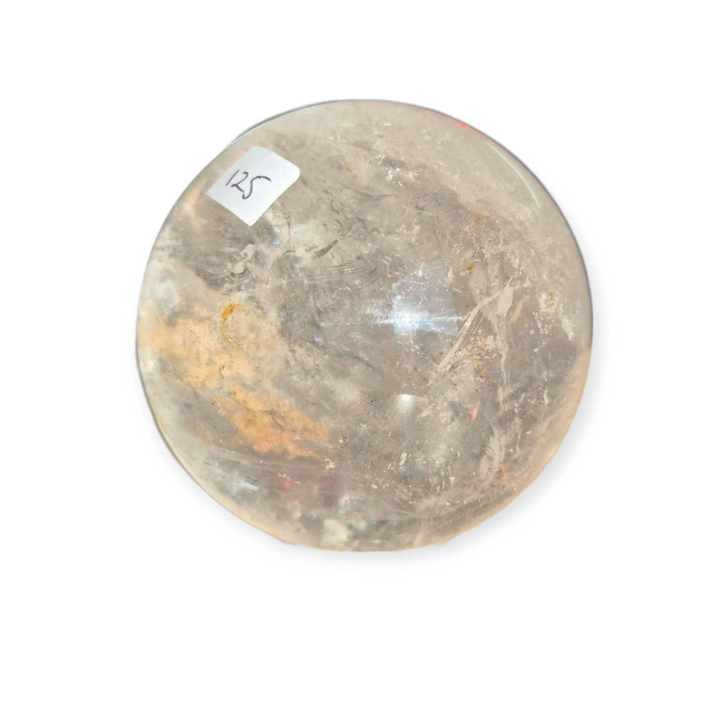 Crystals - Clear Quartz Sphere (High Grade with Hematoid Inclusion)