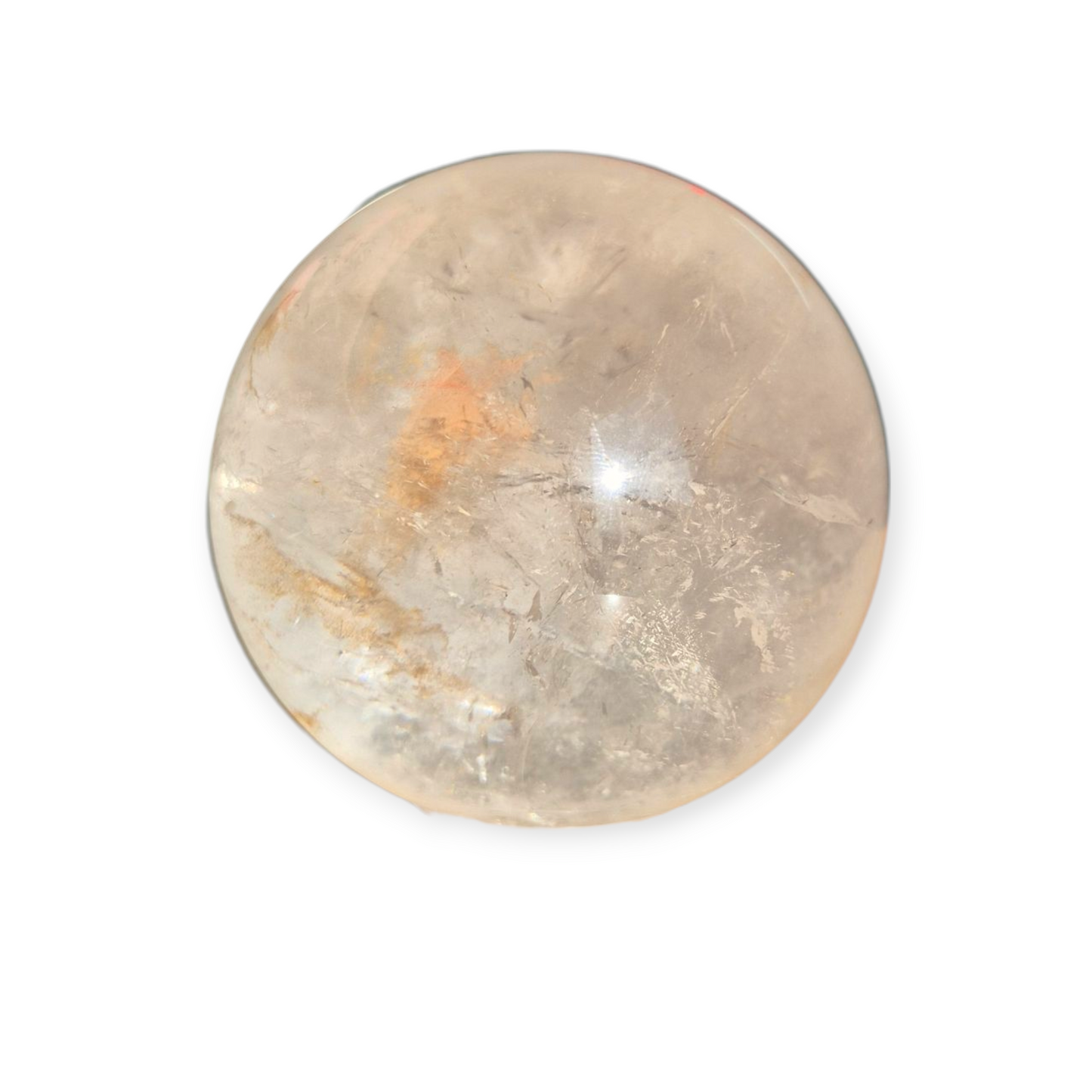 Crystals - Clear Quartz Sphere (High Grade with Hematoid Inclusion)