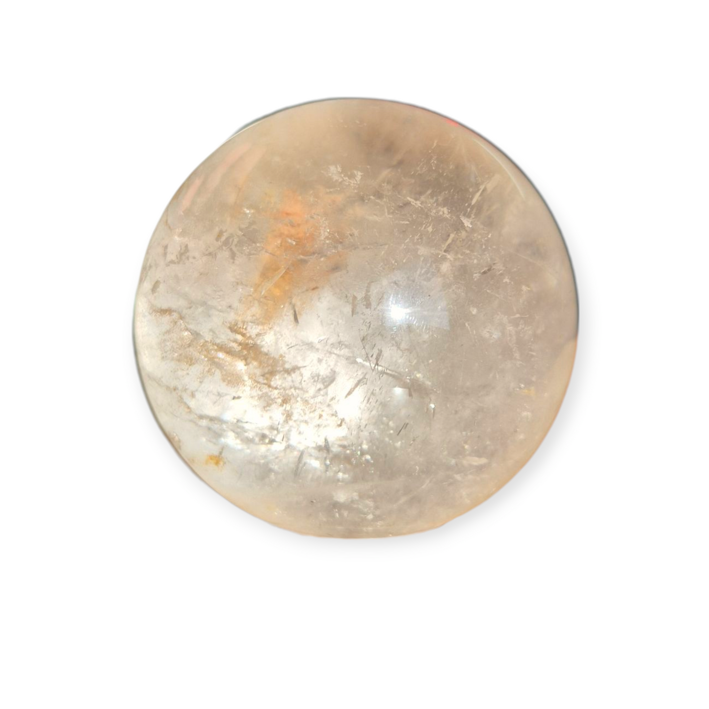 Crystals - Clear Quartz Sphere (High Grade with Hematoid Inclusion)