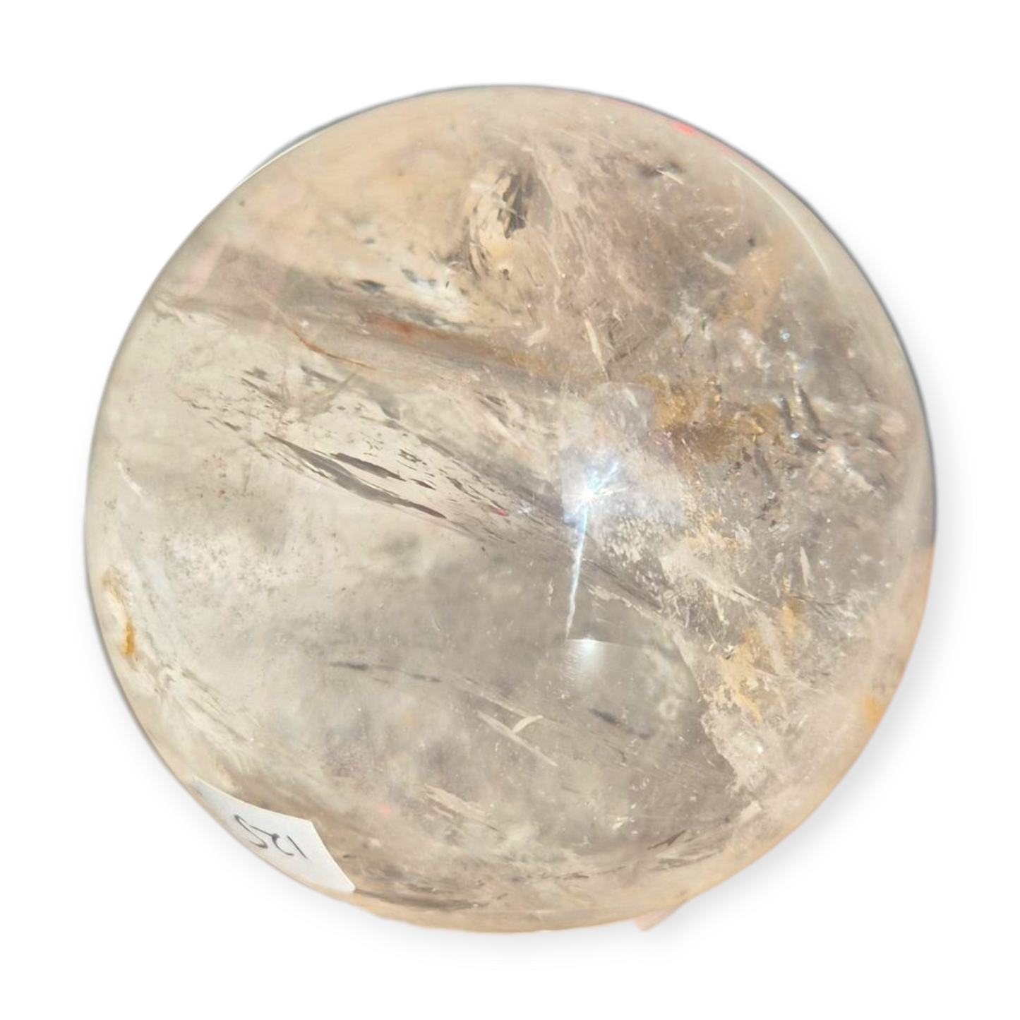 Crystals - Clear Quartz Sphere (High Grade with Hematoid Inclusion)