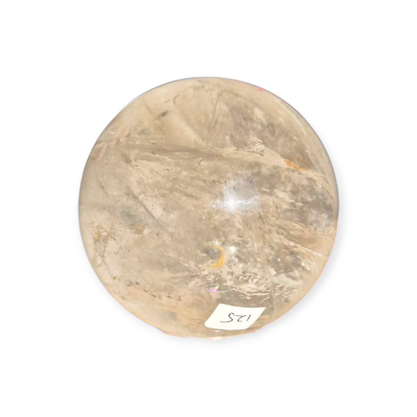 Crystals - Clear Quartz Sphere (High Grade with Hematoid Inclusion)