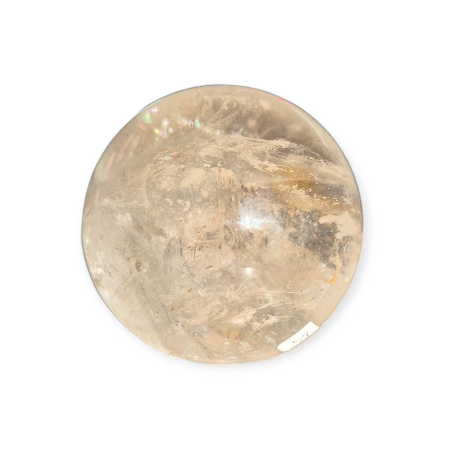 Crystals - Clear Quartz Sphere (High Grade with Hematoid Inclusion)