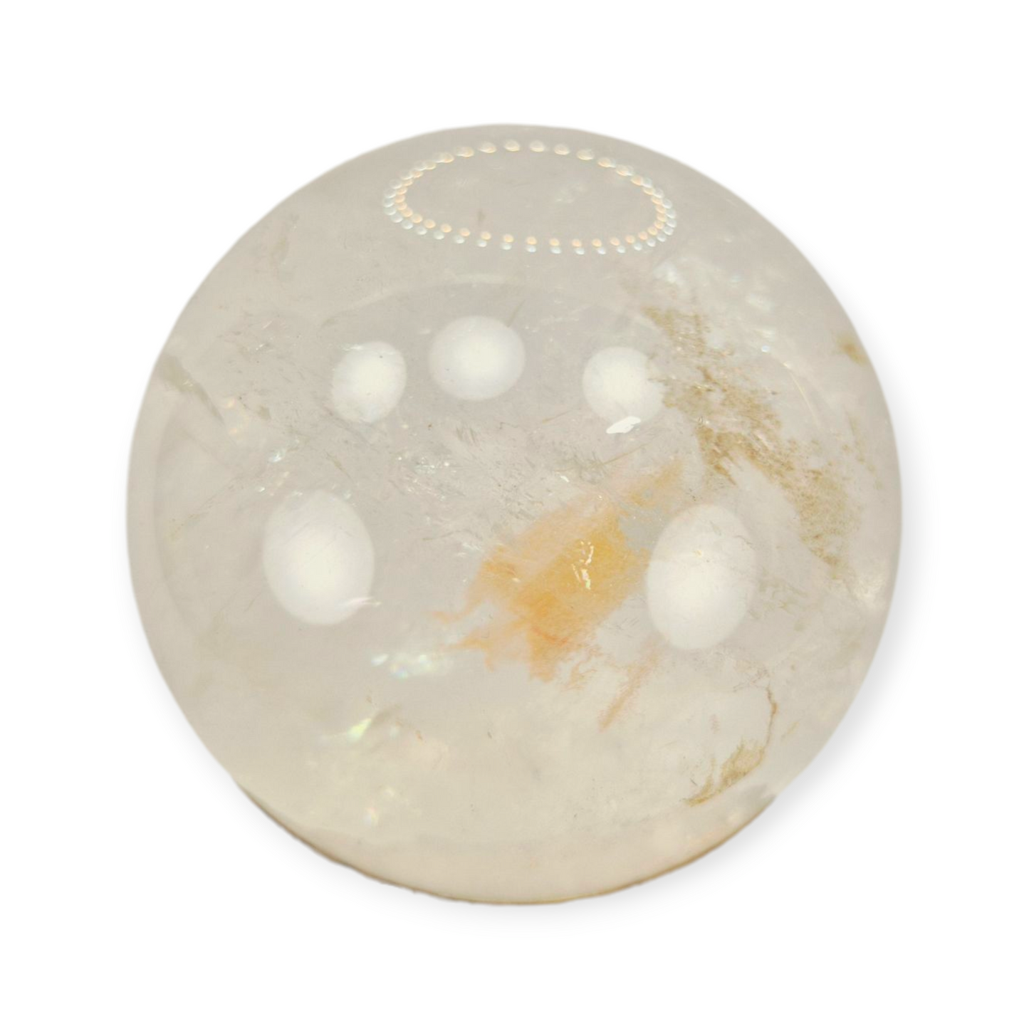 Crystals - Clear Quartz Sphere (High Grade with Hematoid Inclusion)