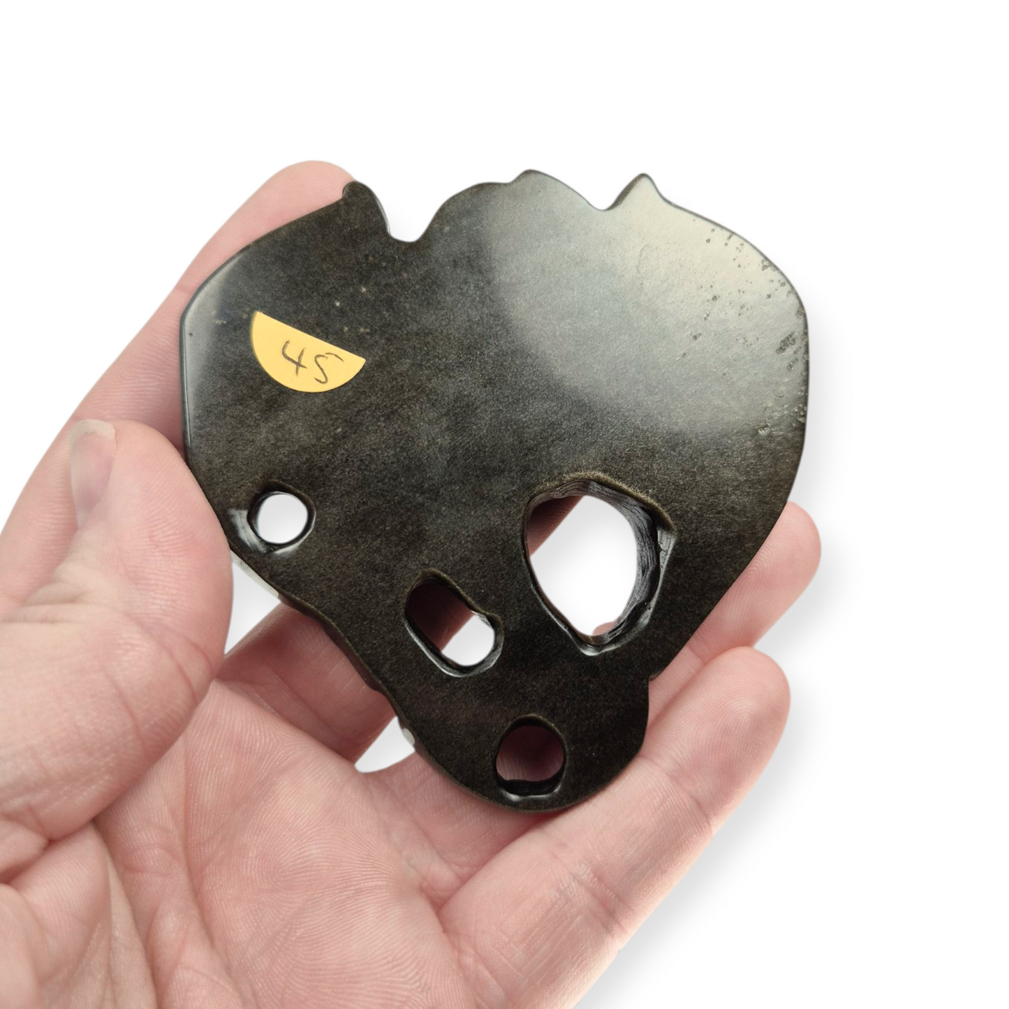 Crystals - Gold Sheen Obsidian Dragon Carving