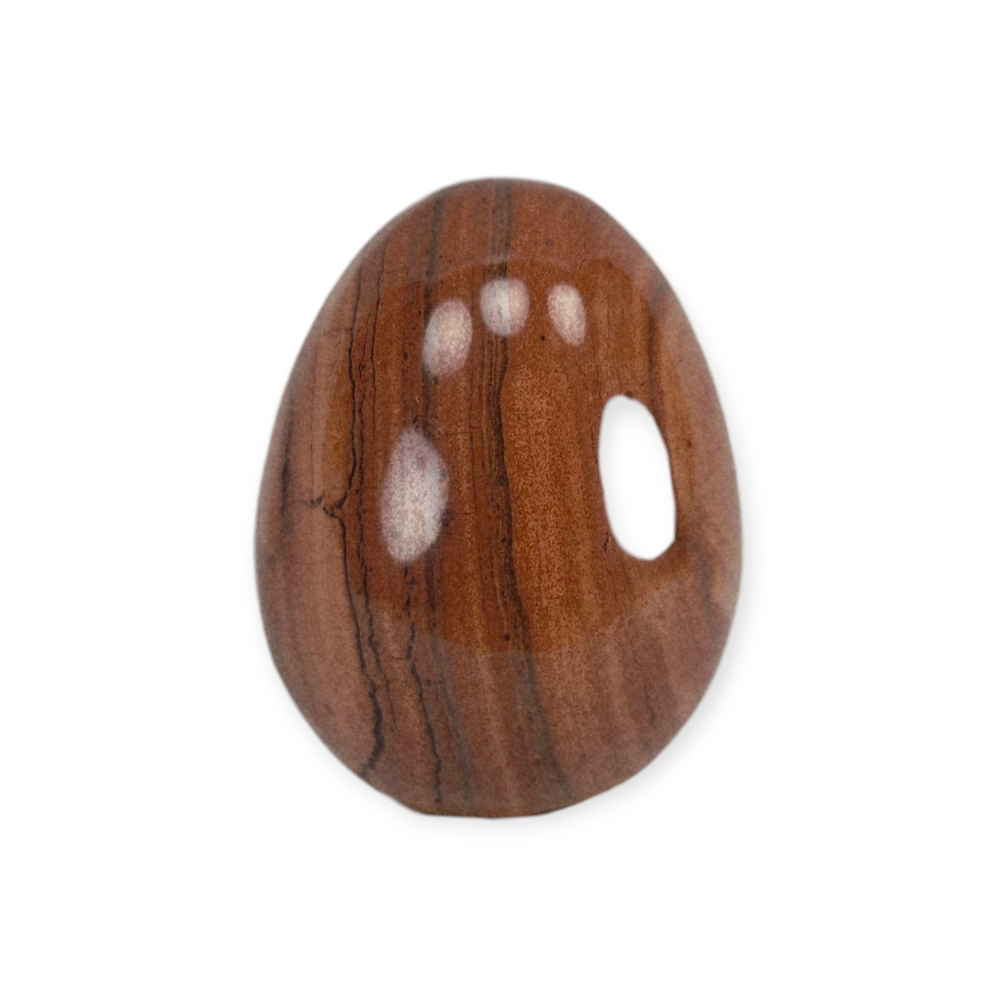 Crystals - Red Jasper Polished Egg