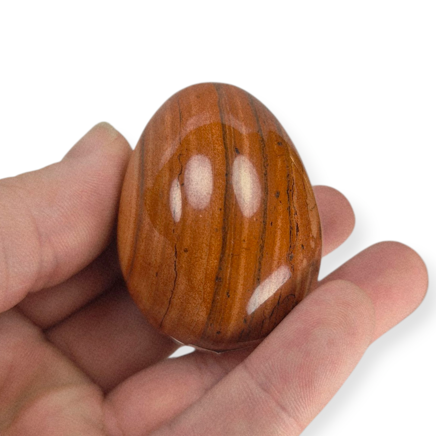 Crystals - Red Jasper Polished Egg