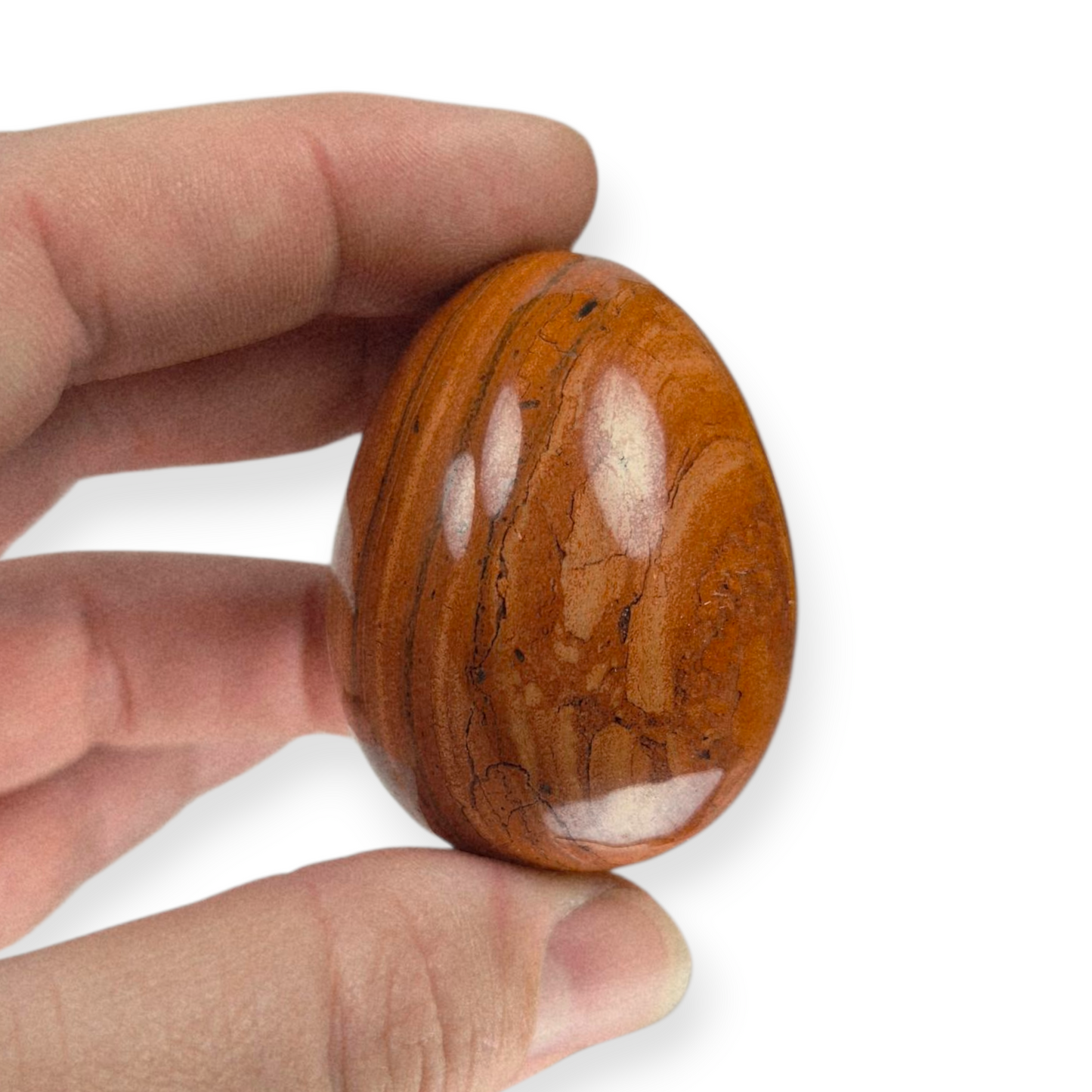 Crystals - Red Jasper Polished Egg