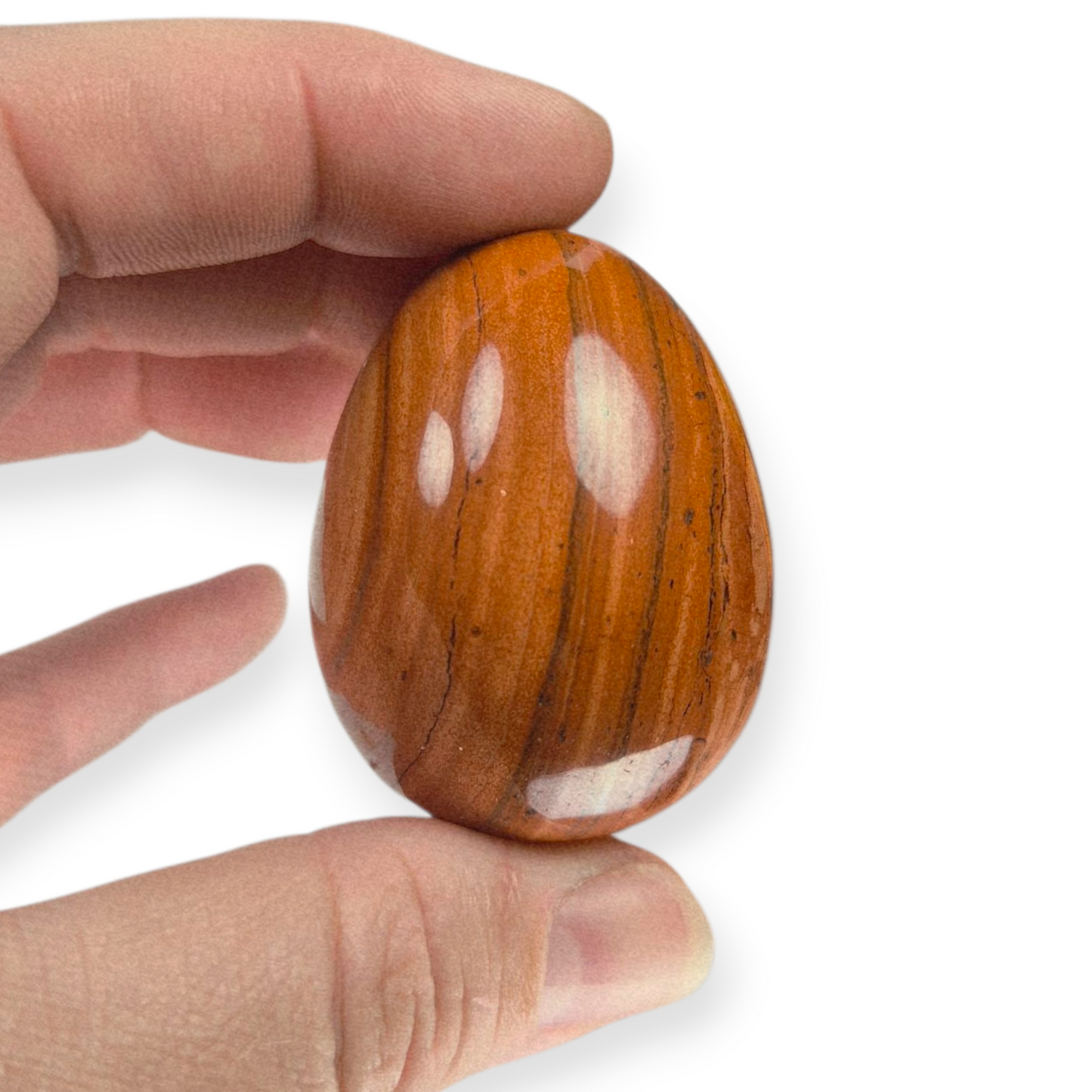 Crystals - Red Jasper Polished Egg