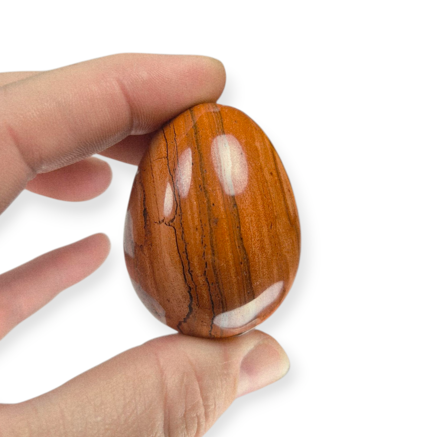 Crystals - Red Jasper Polished Egg