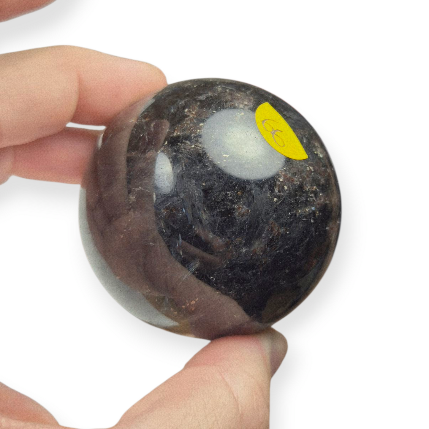 Crystals - Garnet in Arfvedsonite Sphere