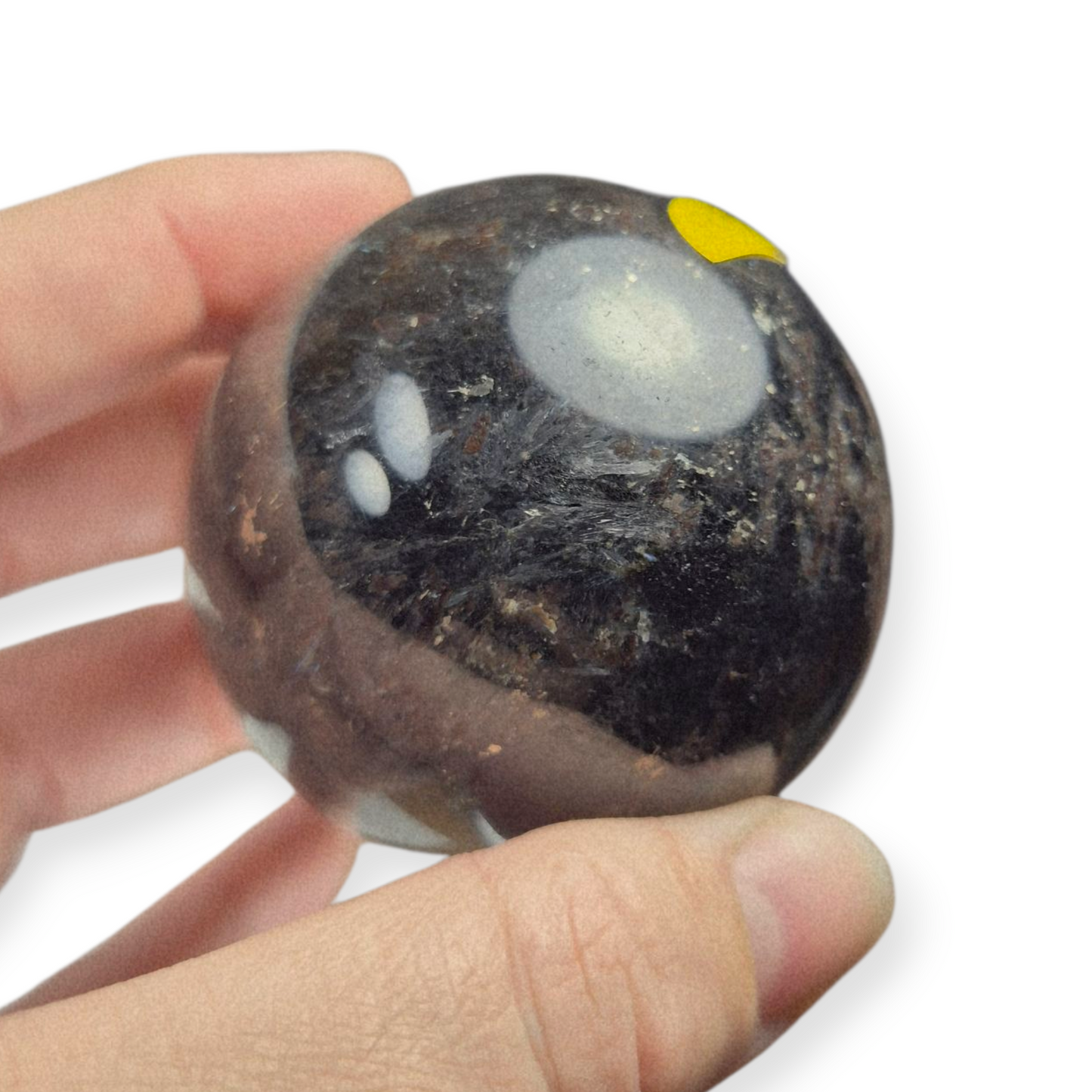 Crystals - Garnet in Arfvedsonite Sphere
