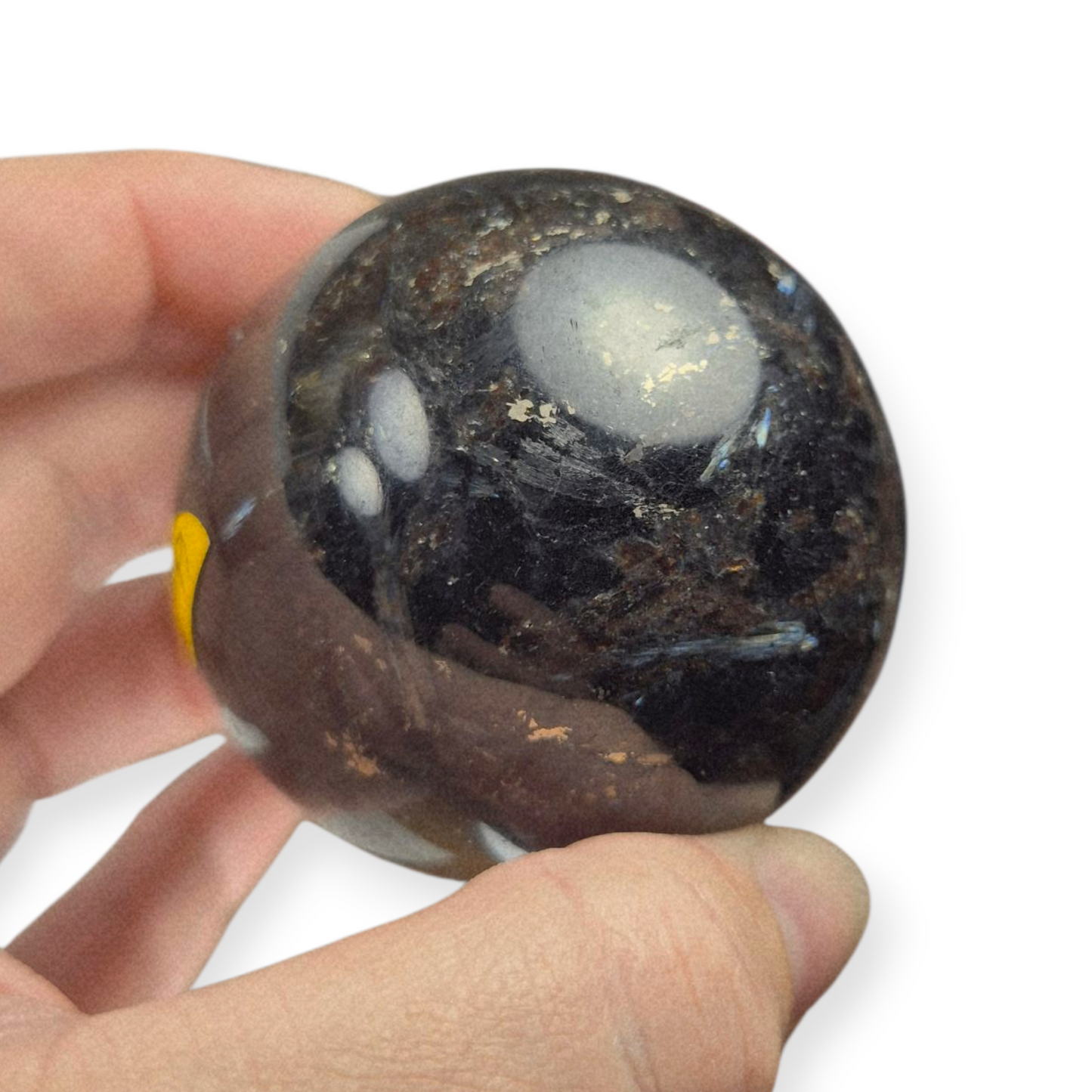 Crystals - Garnet in Arfvedsonite Sphere