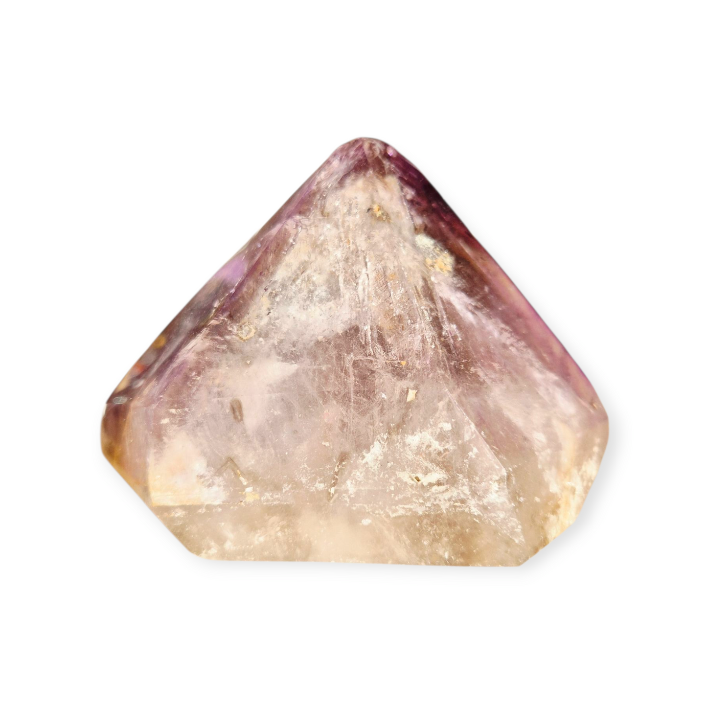Crystals - Amethyst and Smoky Quartz Polished Point