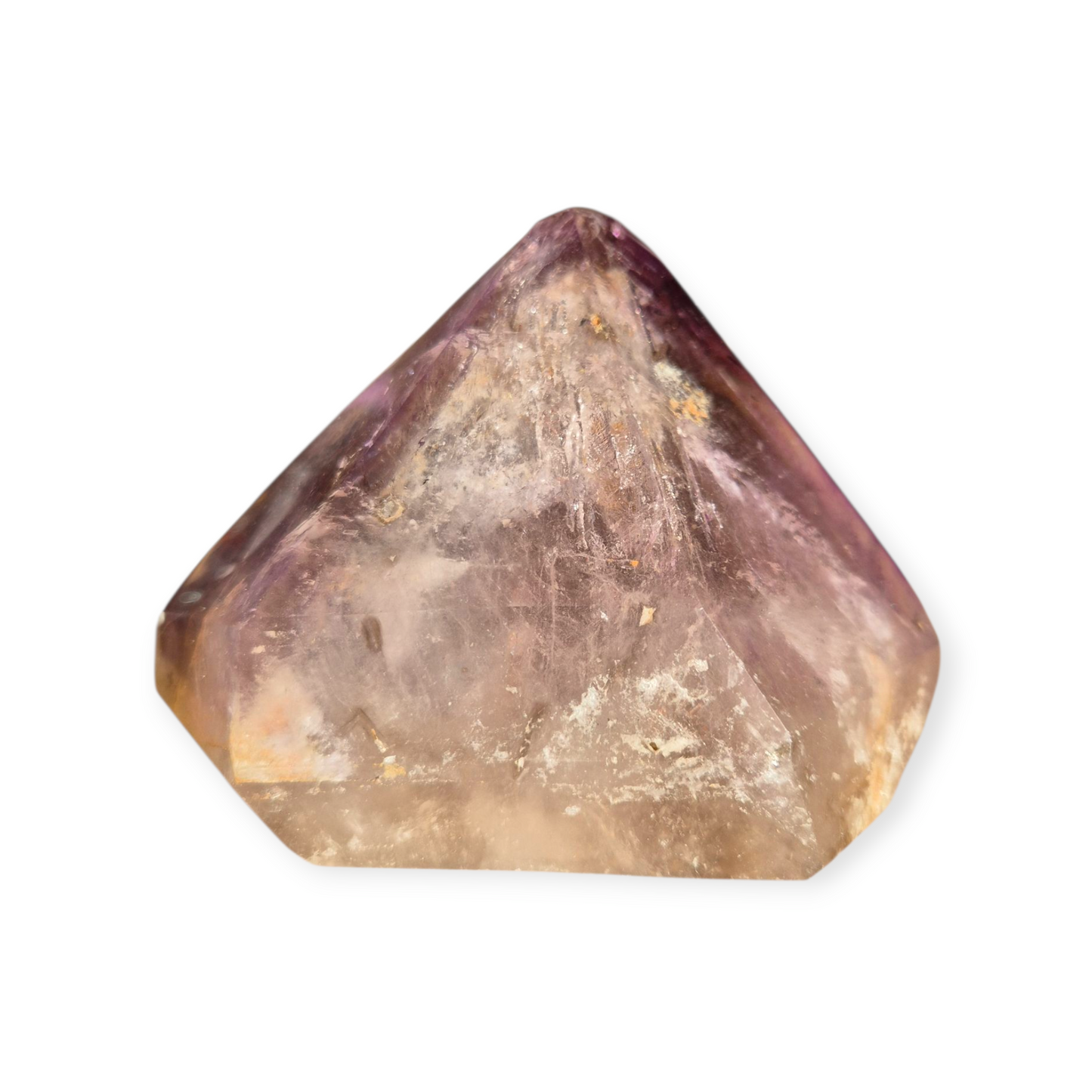 Crystals - Amethyst and Smoky Quartz Polished Point
