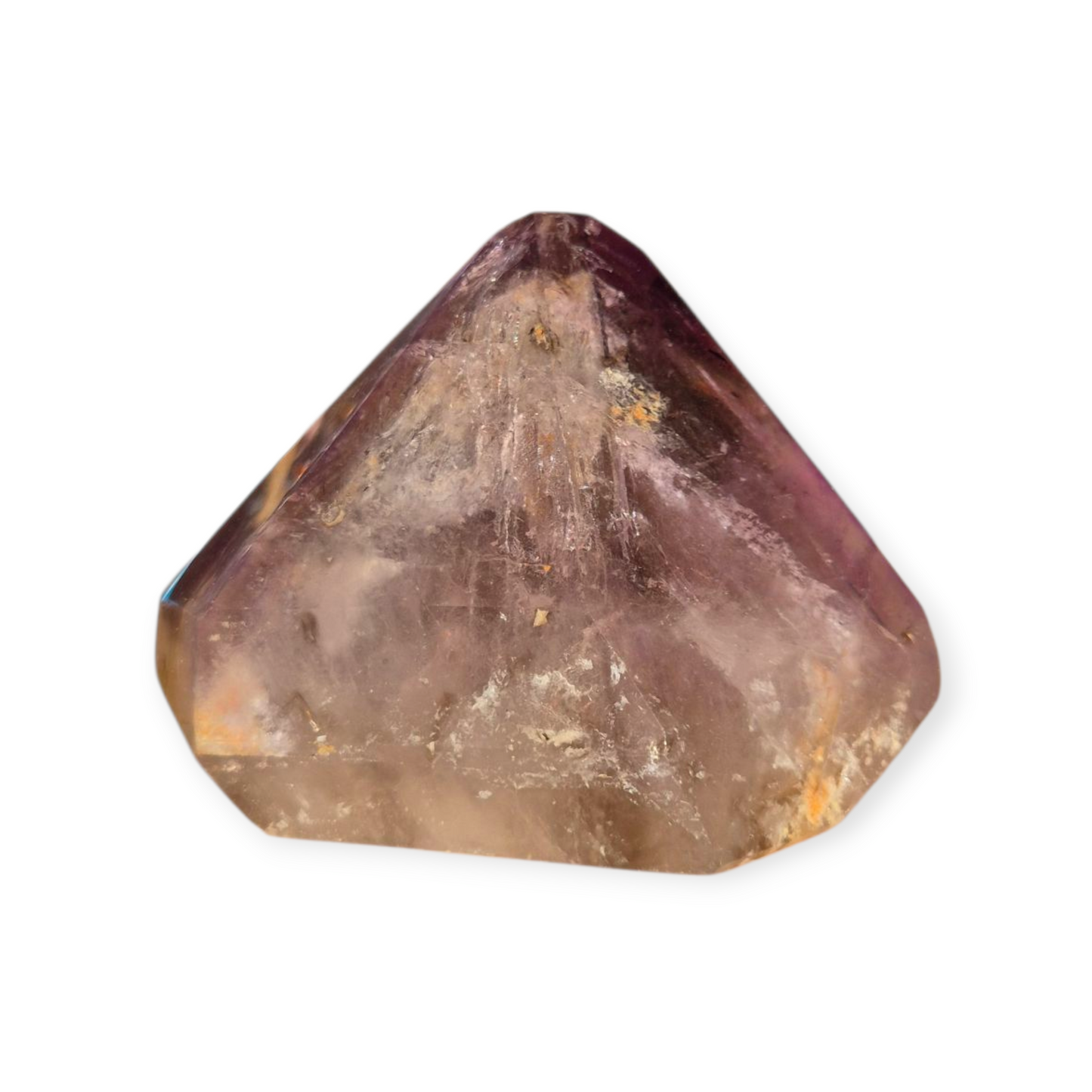 Crystals - Amethyst and Smoky Quartz Polished Point