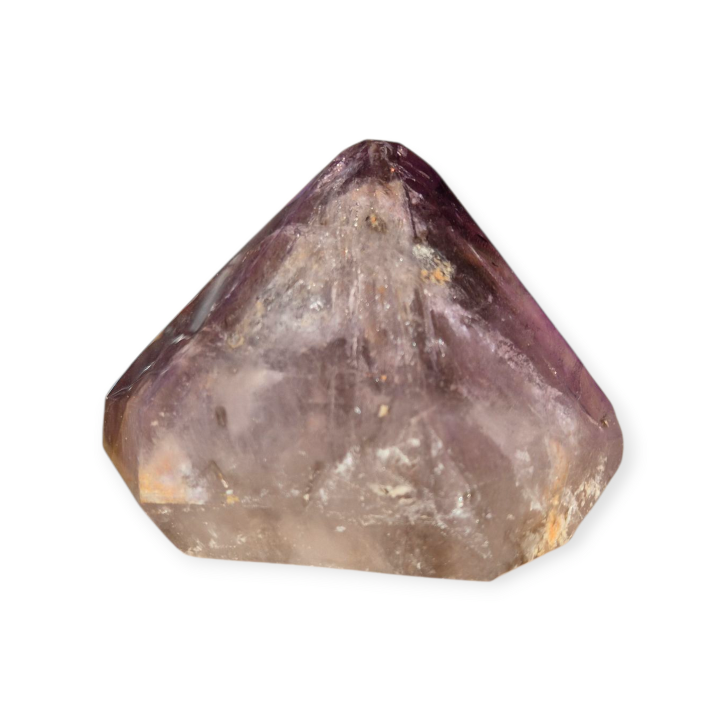 Crystals - Amethyst and Smoky Quartz Polished Point