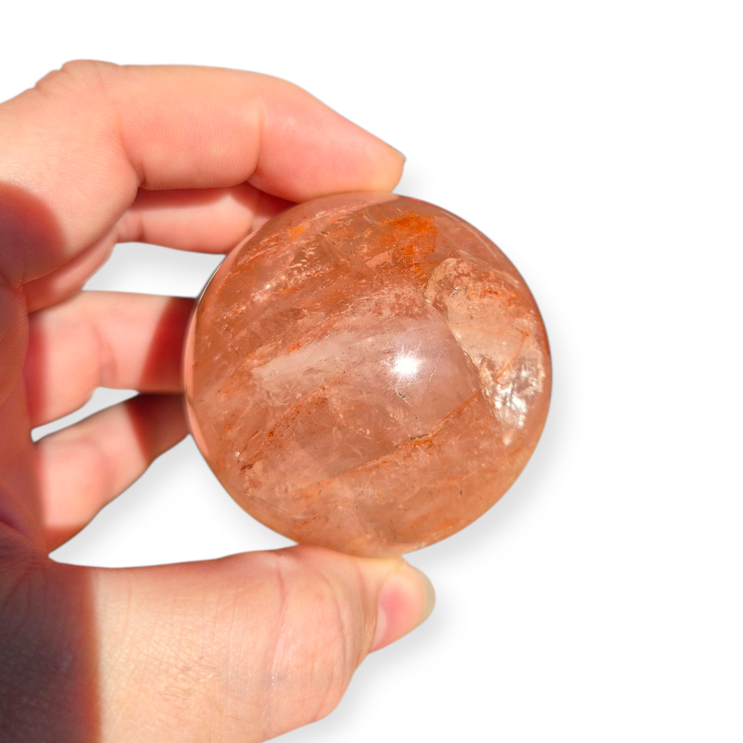 Crystals - Fire Quartz Sphere