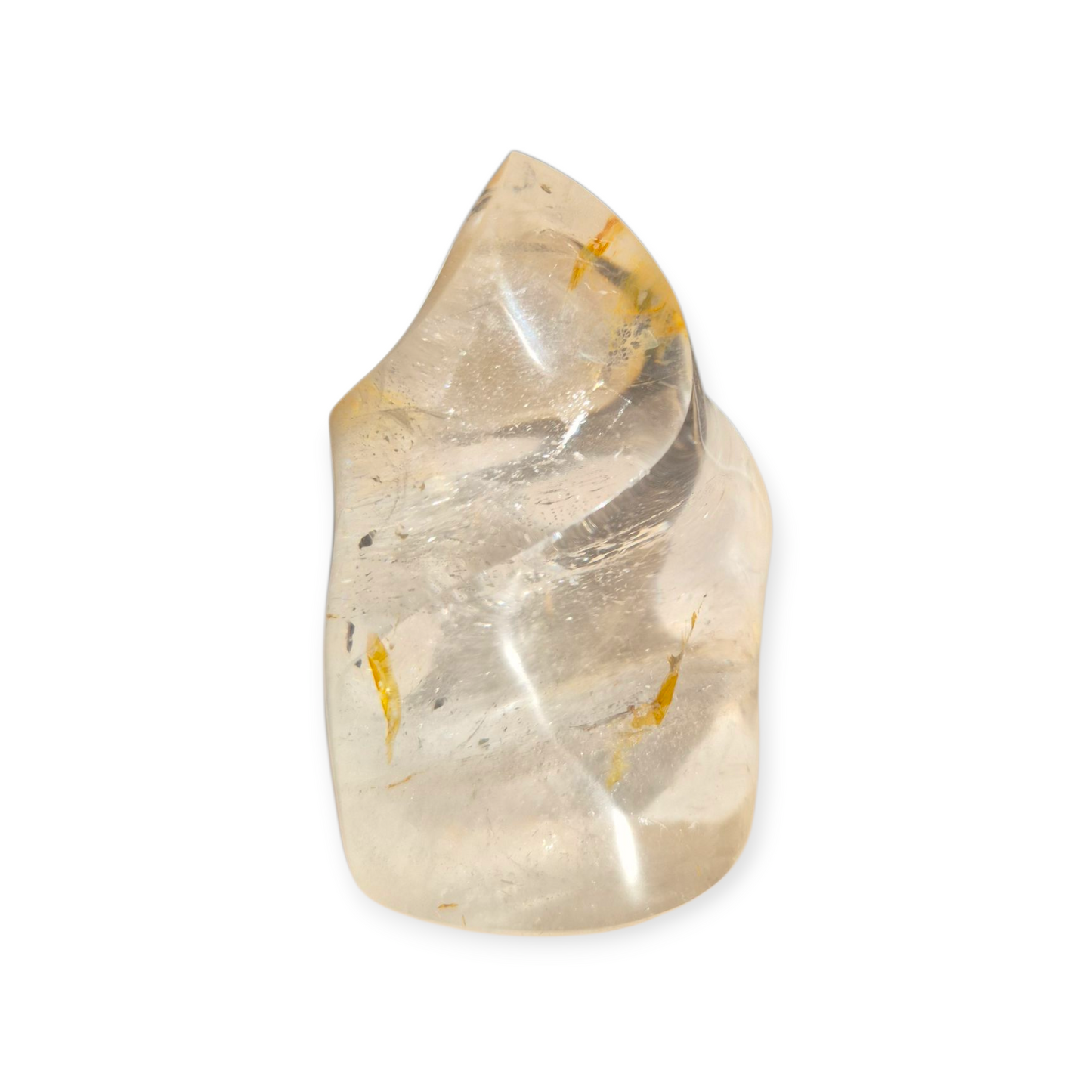 Crystals - Golden Healer Quartz Polished Flame