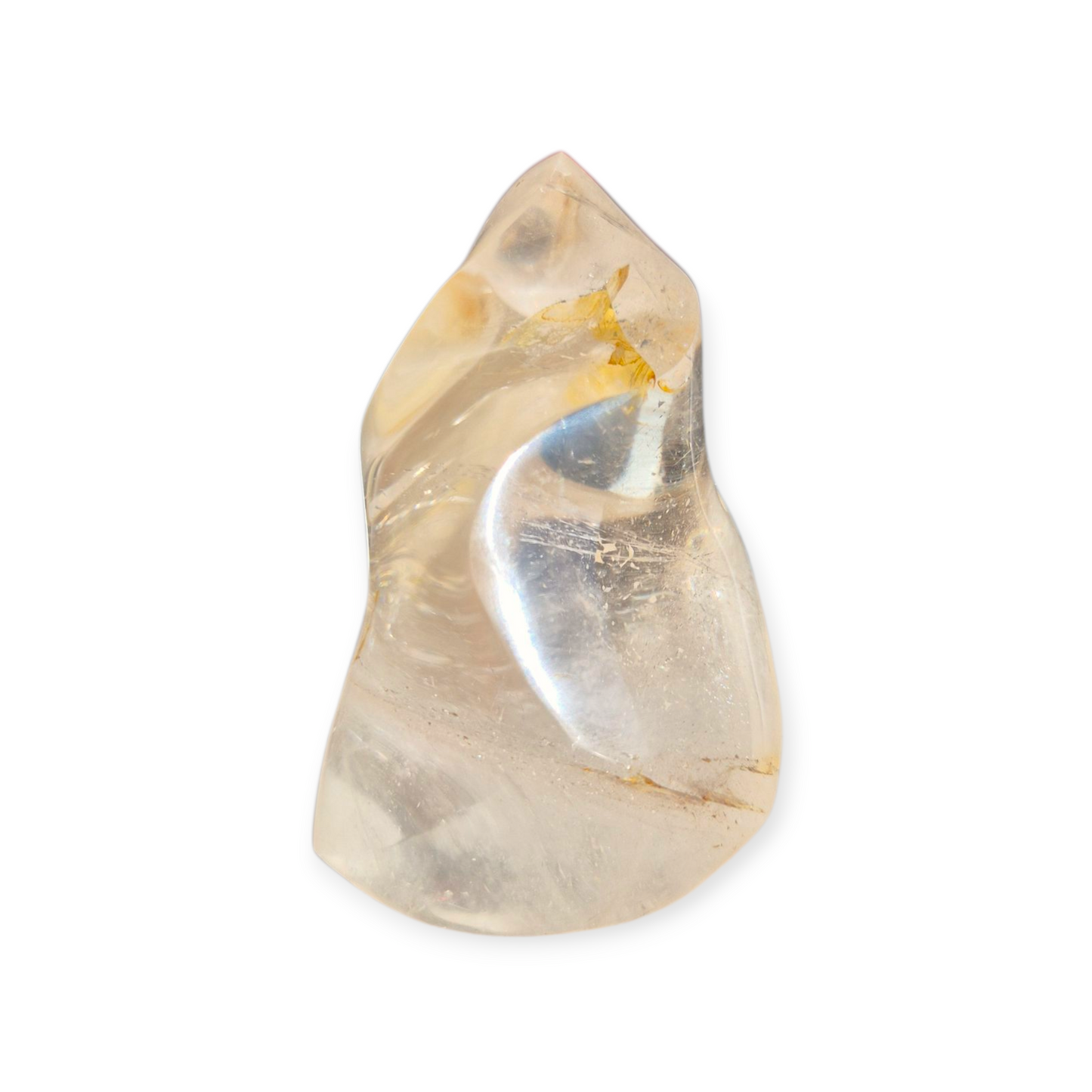 Crystals - Golden Healer Quartz Polished Flame