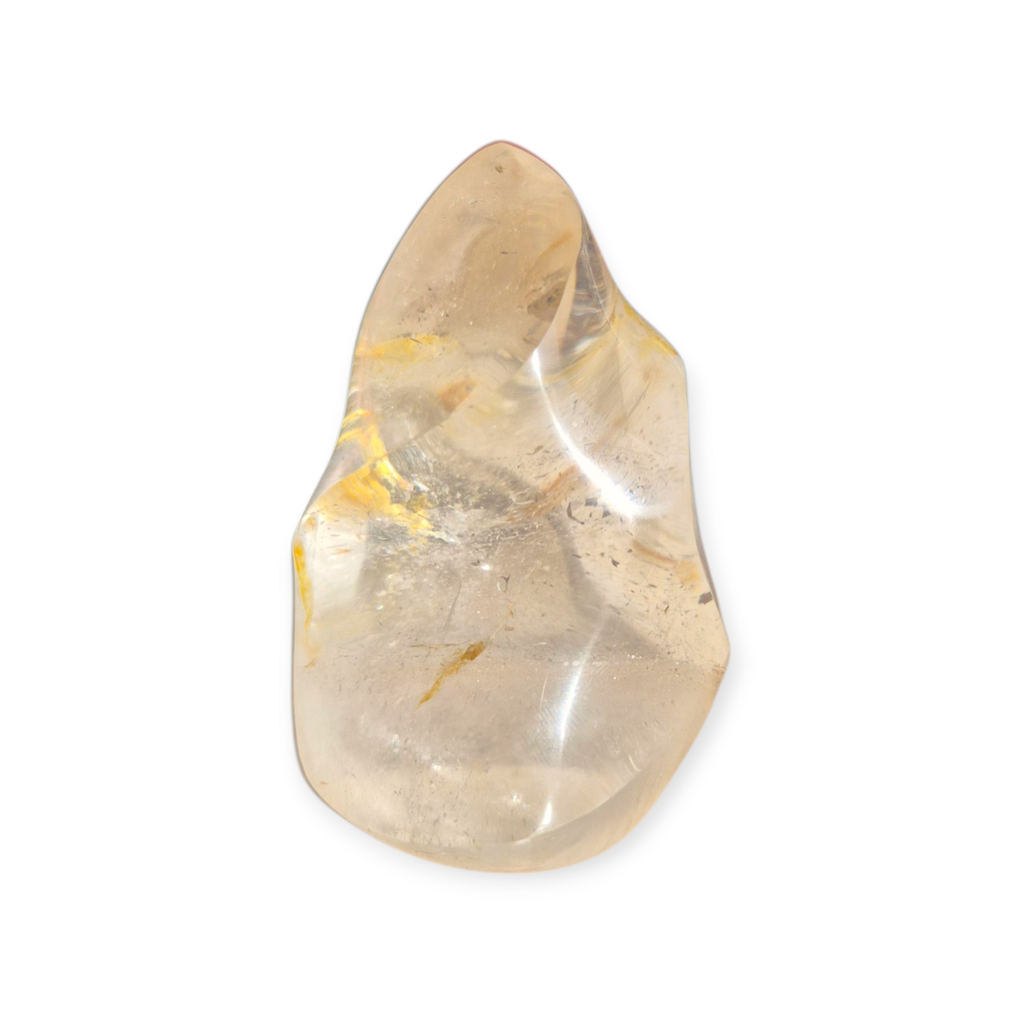 Crystals - Golden Healer Quartz Polished Flame