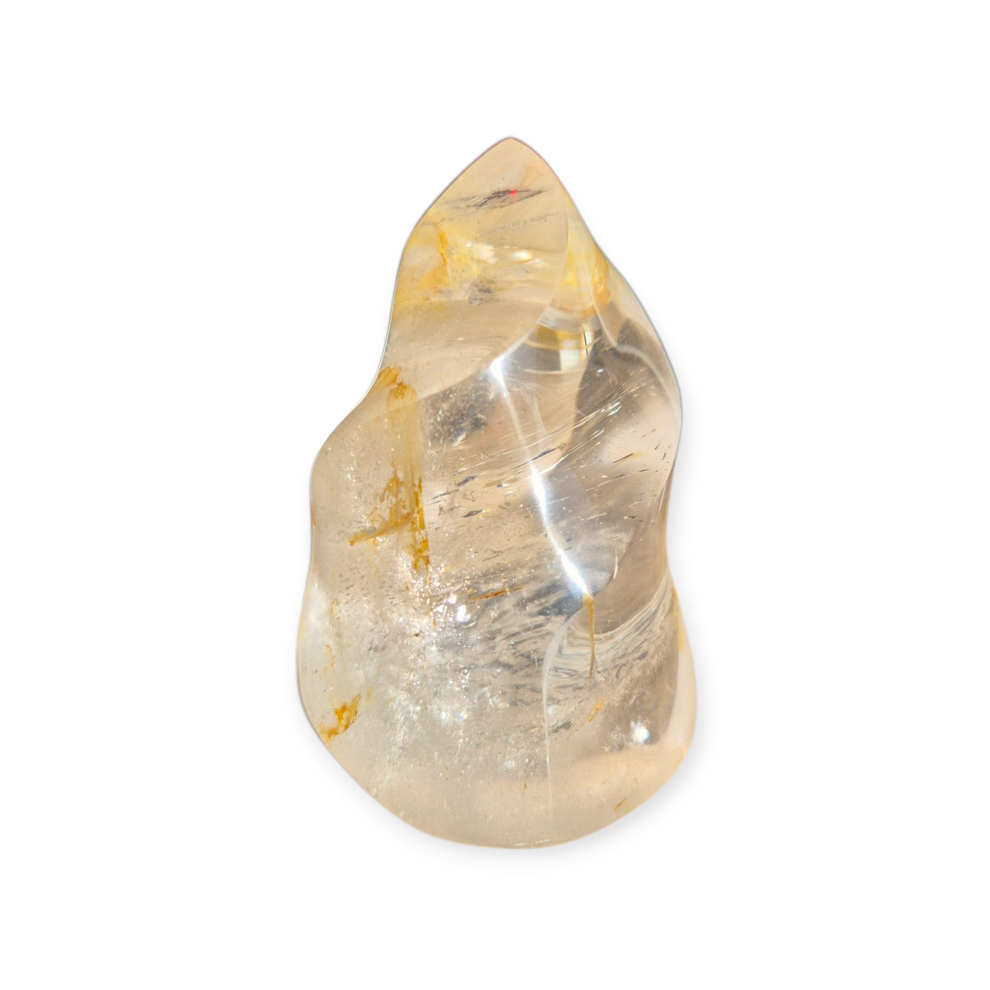 Crystals - Golden Healer Quartz Polished Flame