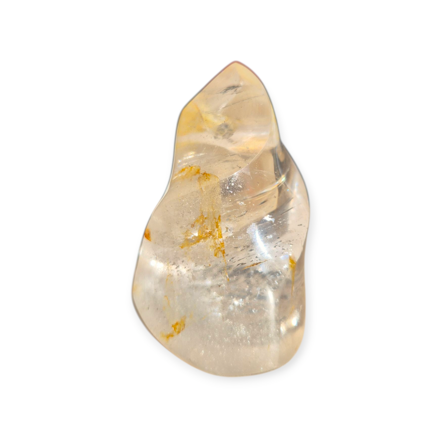 Crystals - Golden Healer Quartz Polished Flame