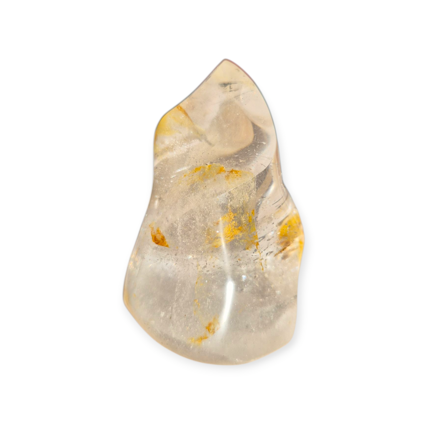 Crystals - Golden Healer Quartz Polished Flame