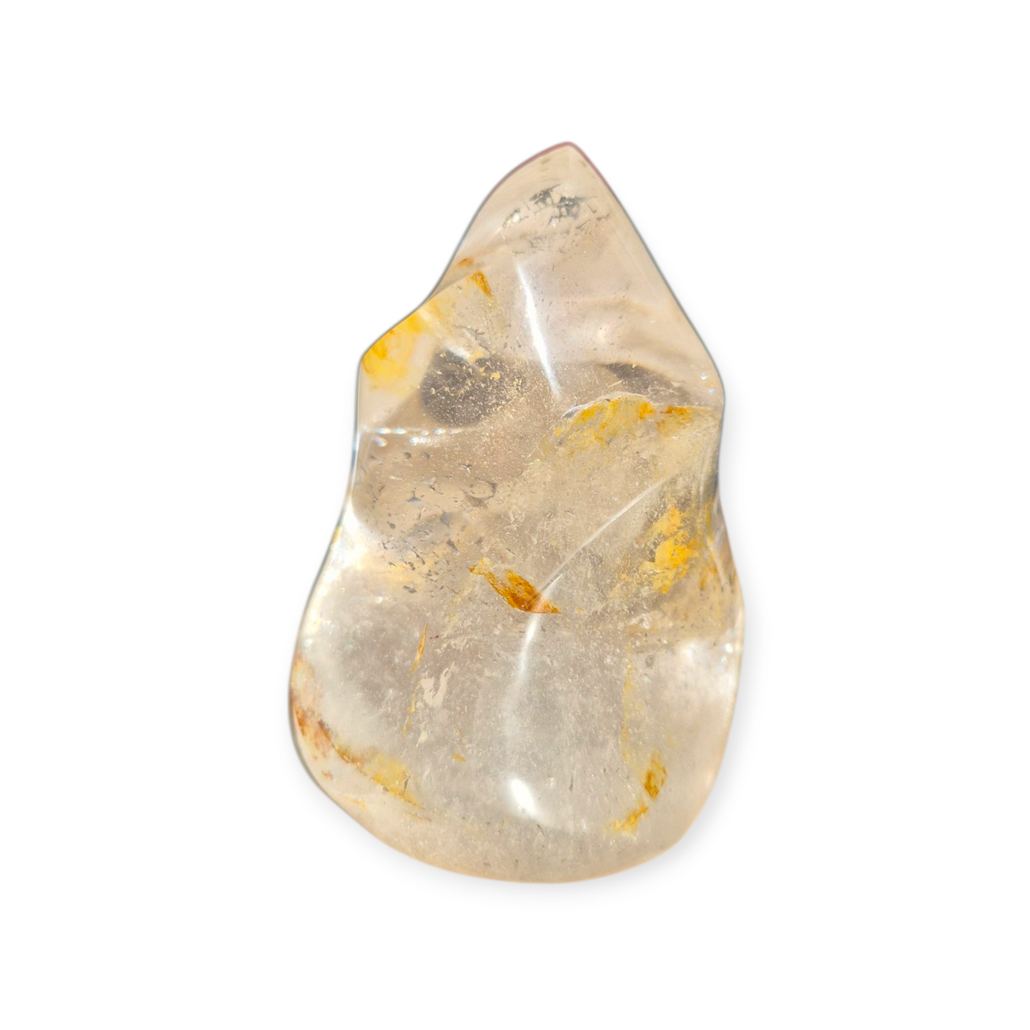 Crystals - Golden Healer Quartz Polished Flame