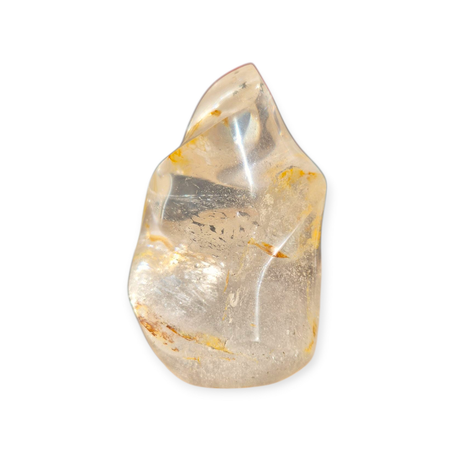Crystals - Golden Healer Quartz Polished Flame