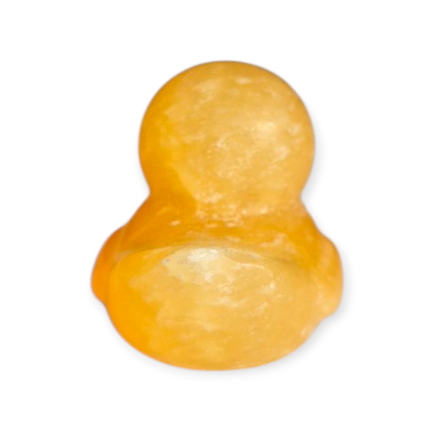 Crystals - Orange Calcite Rubber Ducky Carving