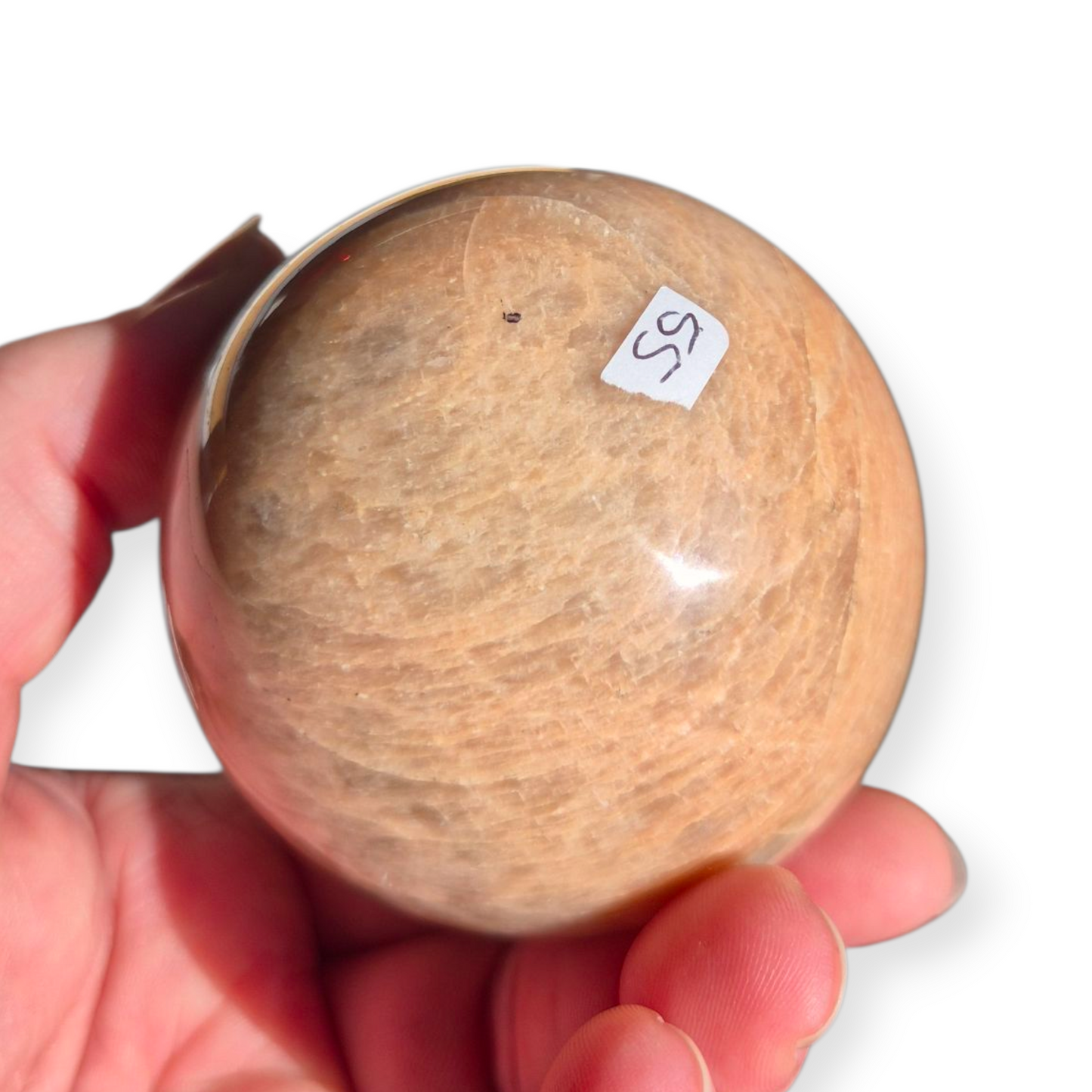 Crystals - Peach Moonstone Sphere