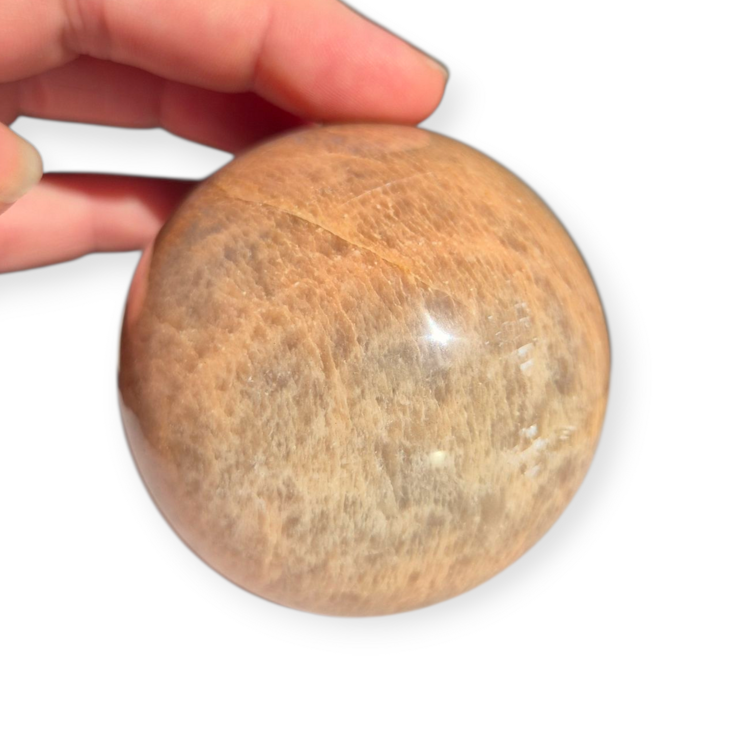 Crystals - Peach Moonstone Sphere