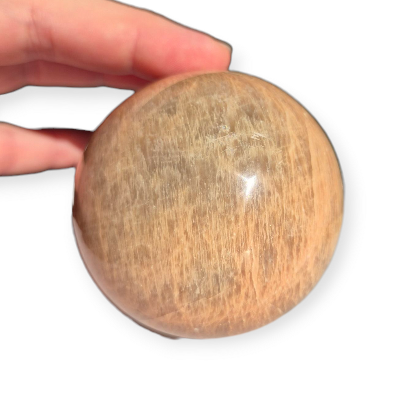 Crystals - Peach Moonstone Sphere