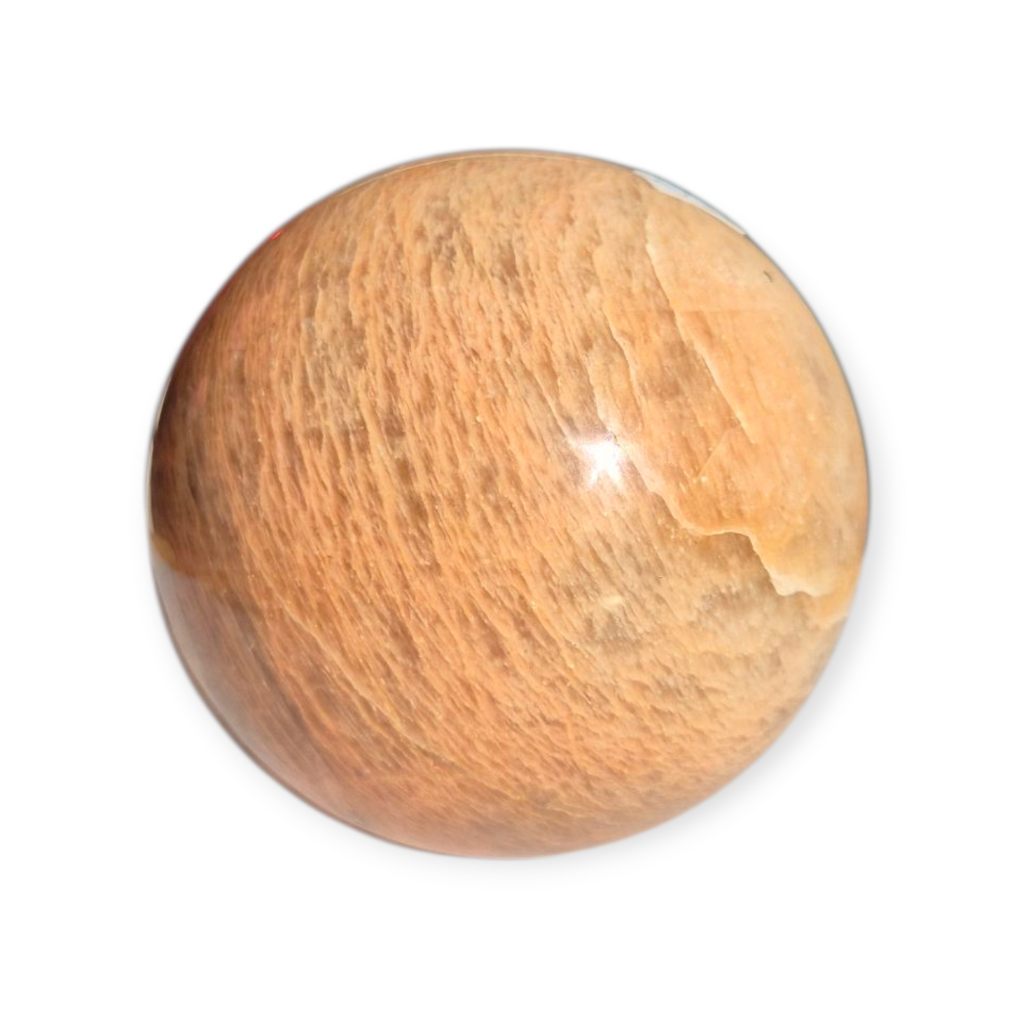 Crystals - Peach Moonstone Sphere