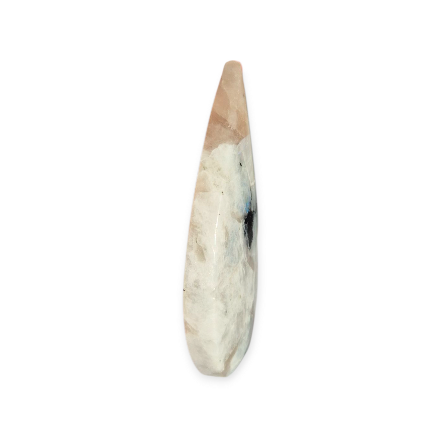 Crystals - Rainbow Moonstone (with Smoky Quartz inclusions) Freeform