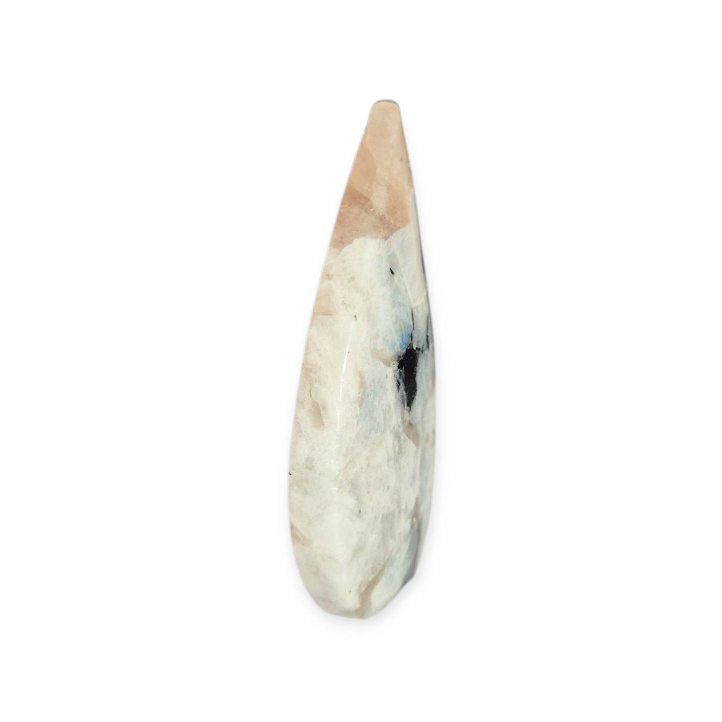Crystals - Rainbow Moonstone (with Smoky Quartz inclusions) Freeform