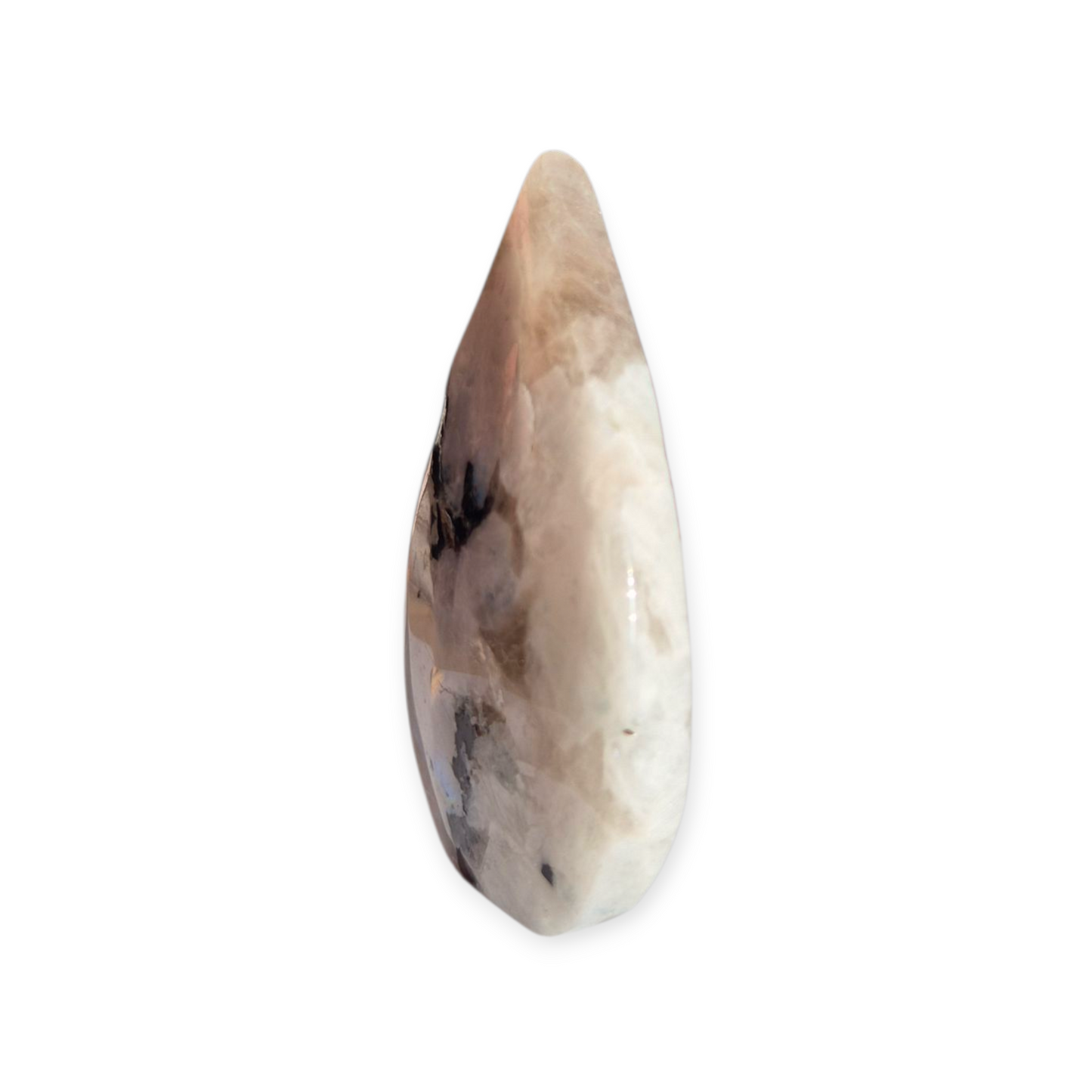 Crystals - Rainbow Moonstone (with Smoky Quartz inclusions) Freeform