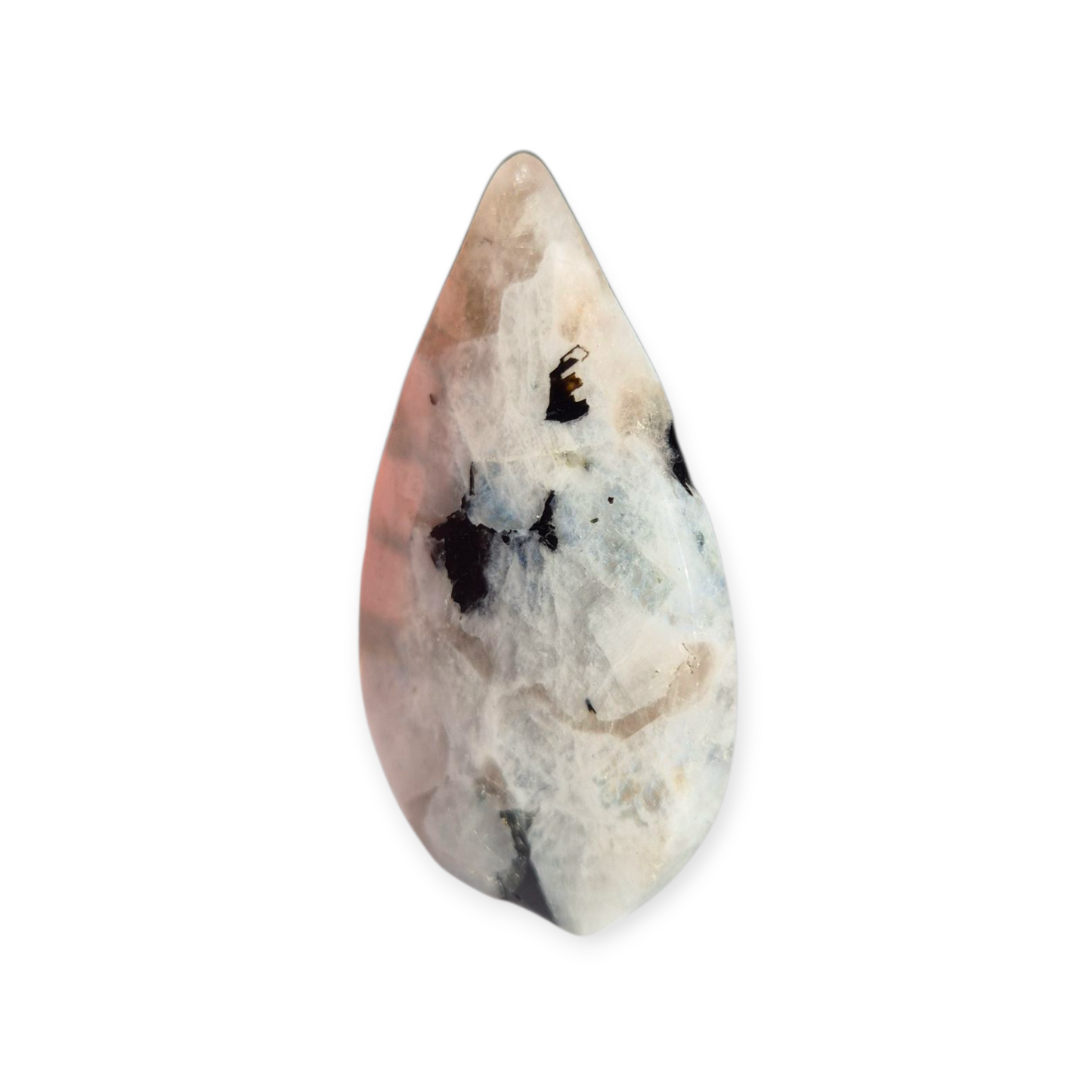 Crystals - Rainbow Moonstone (with Smoky Quartz inclusions) Freeform