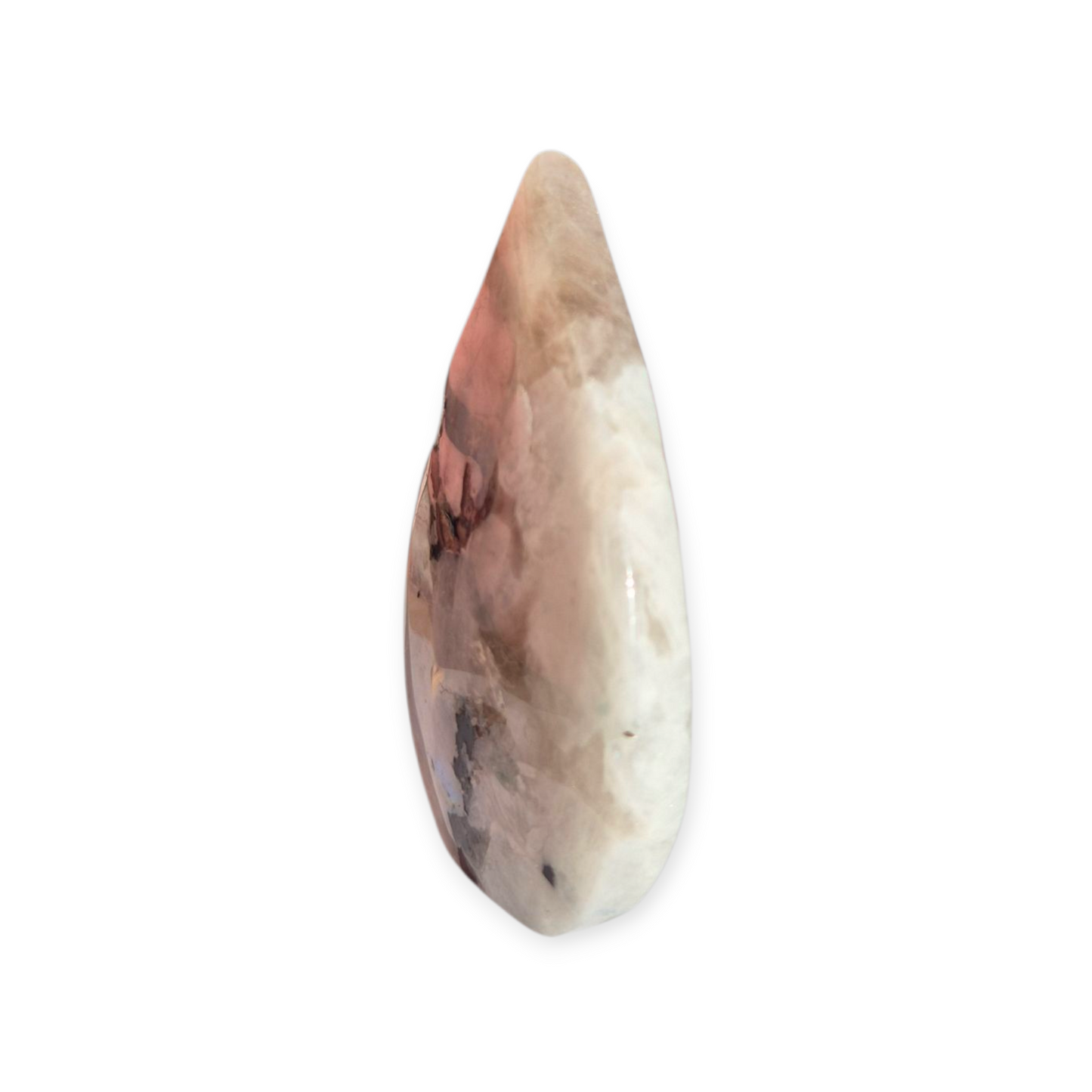Crystals - Rainbow Moonstone (with Smoky Quartz inclusions) Freeform