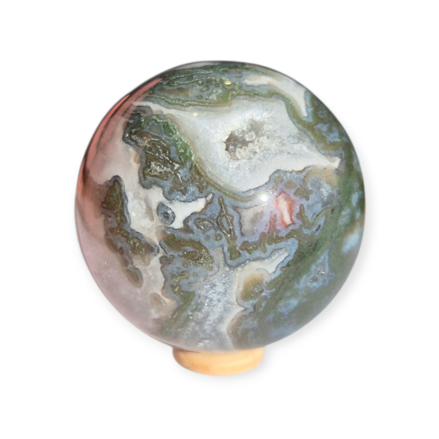 Crystals - Moss Agate Sphere