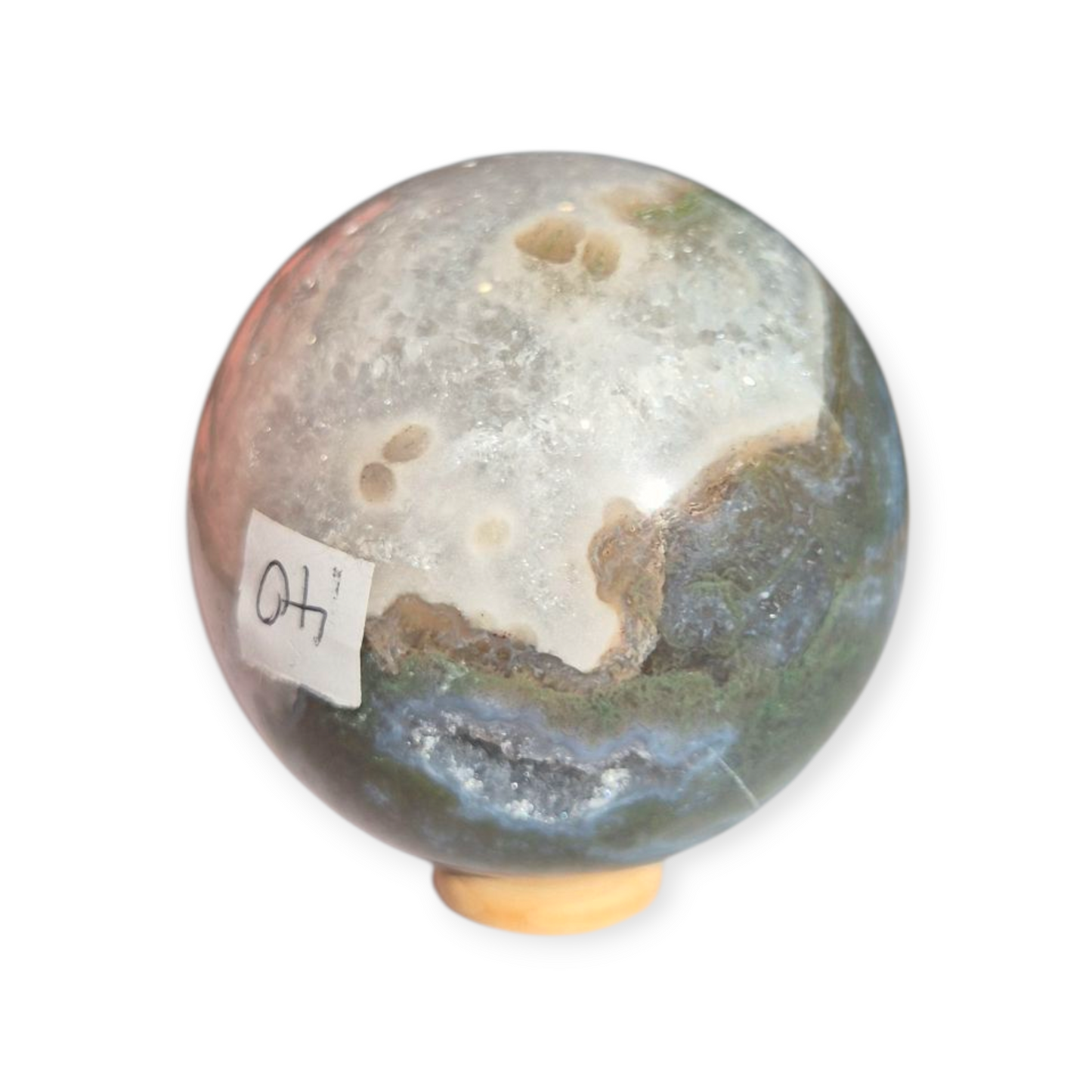 Crystals - Moss Agate Sphere