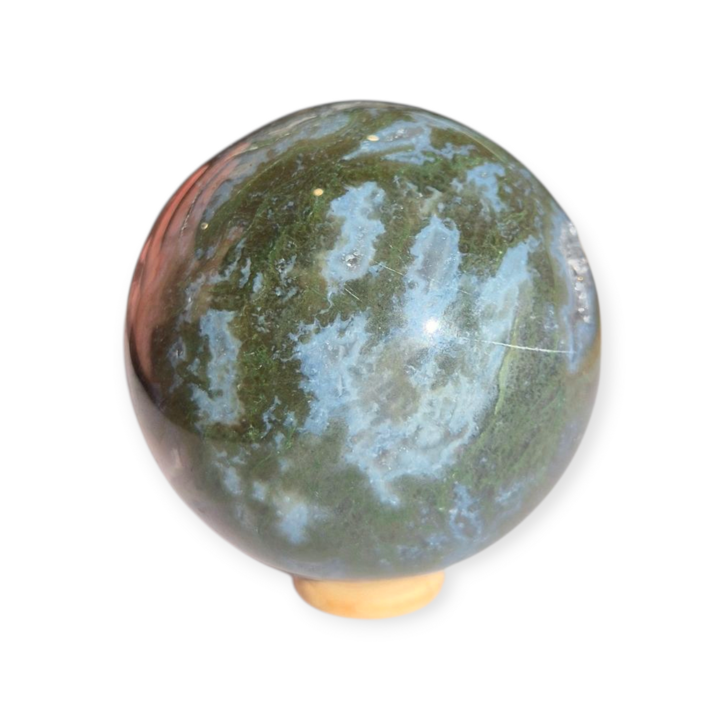Crystals - Moss Agate Sphere