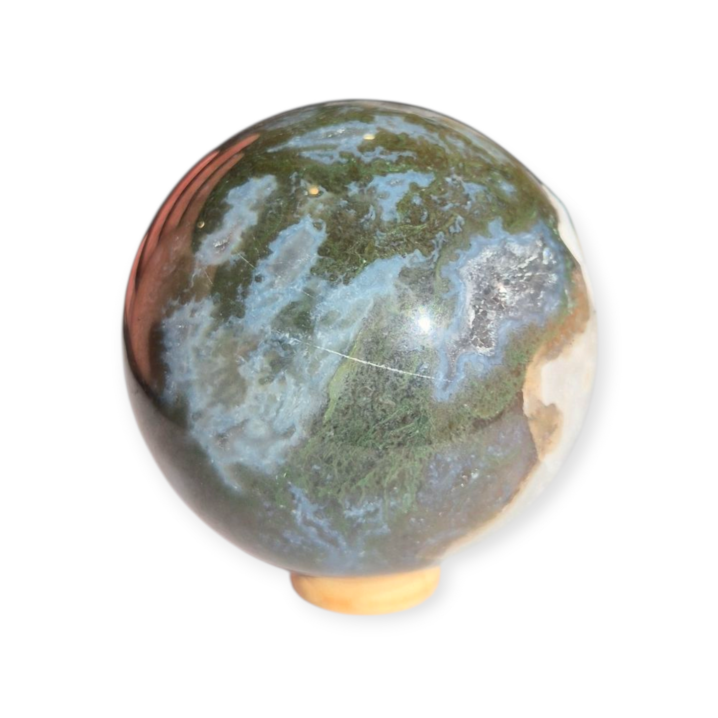 Crystals - Moss Agate Sphere