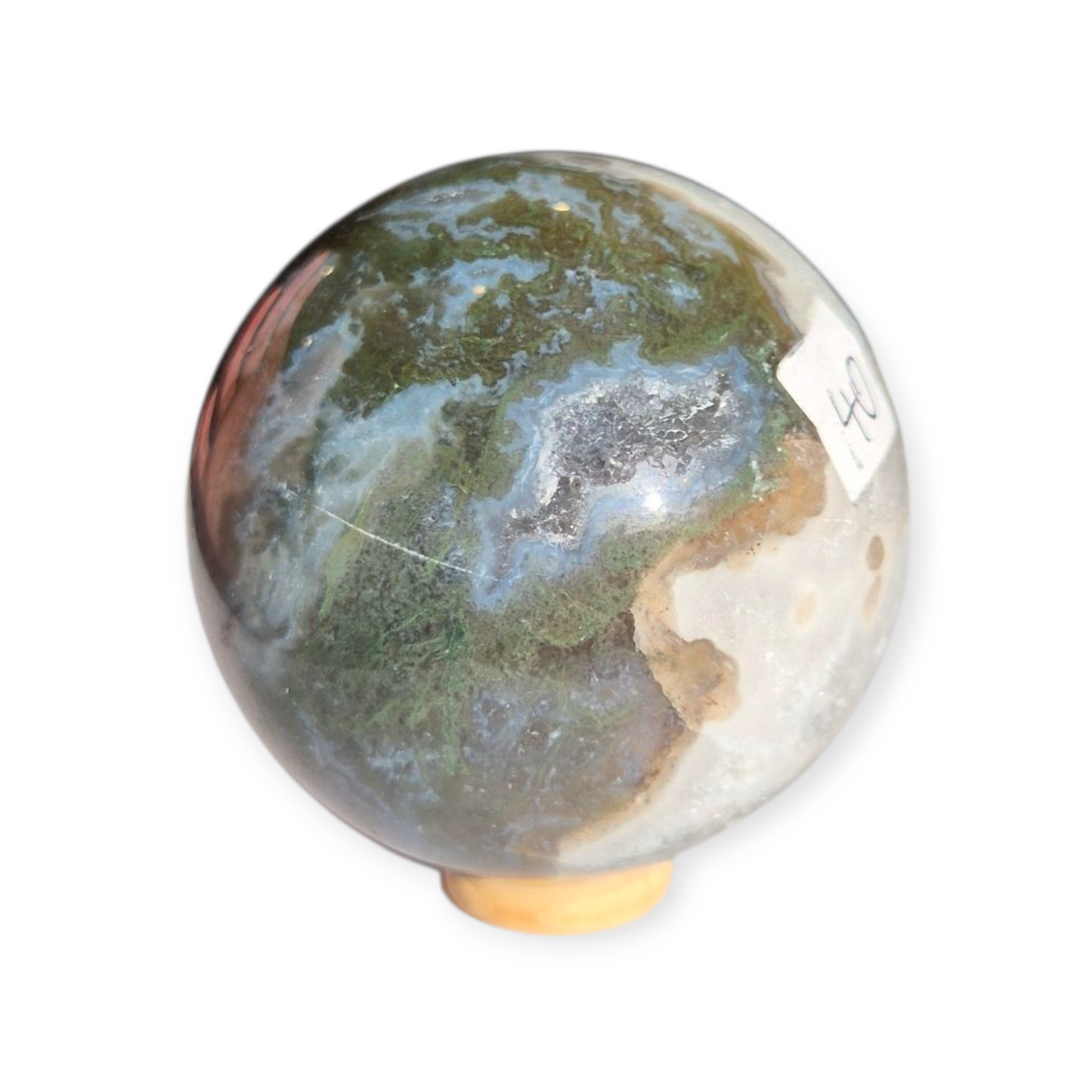 Crystals - Moss Agate Sphere