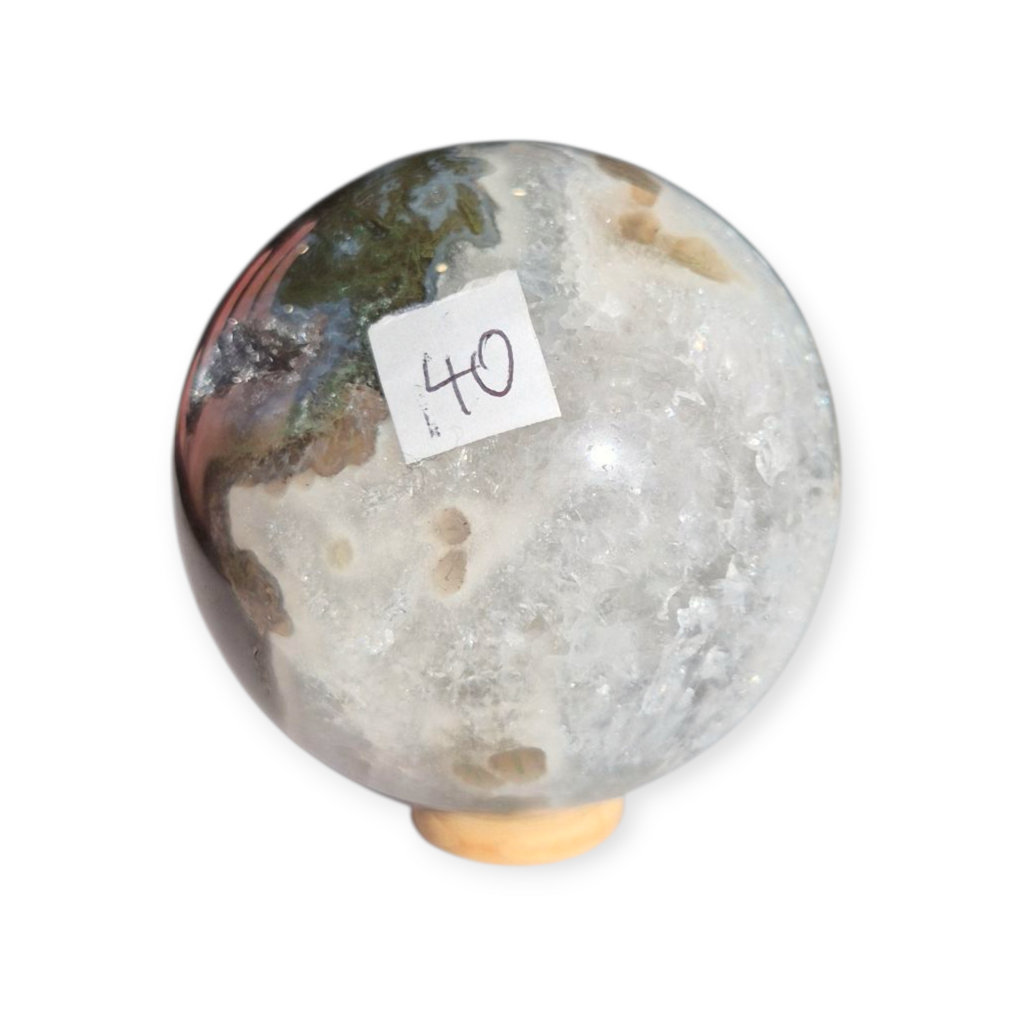 Crystals - Moss Agate Sphere