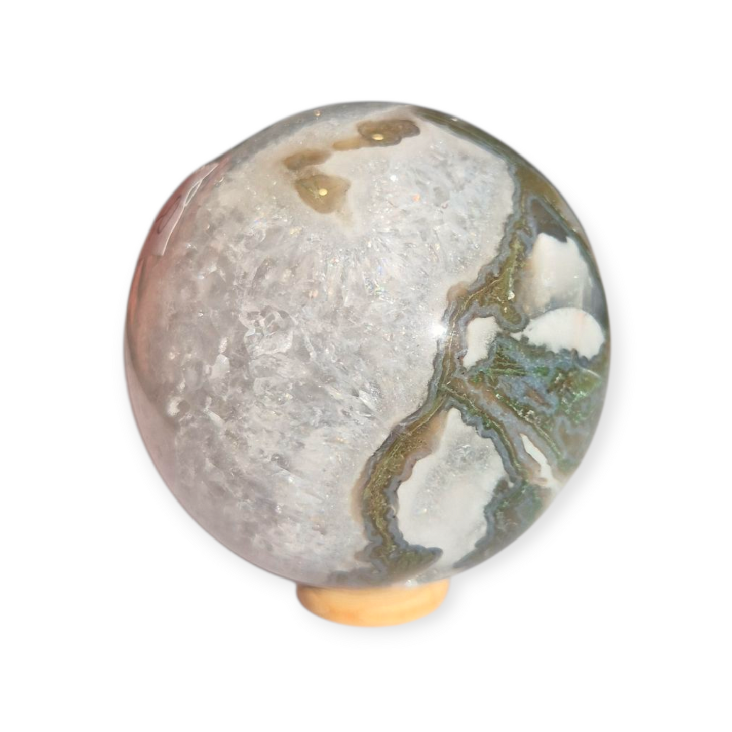 Crystals - Moss Agate Sphere
