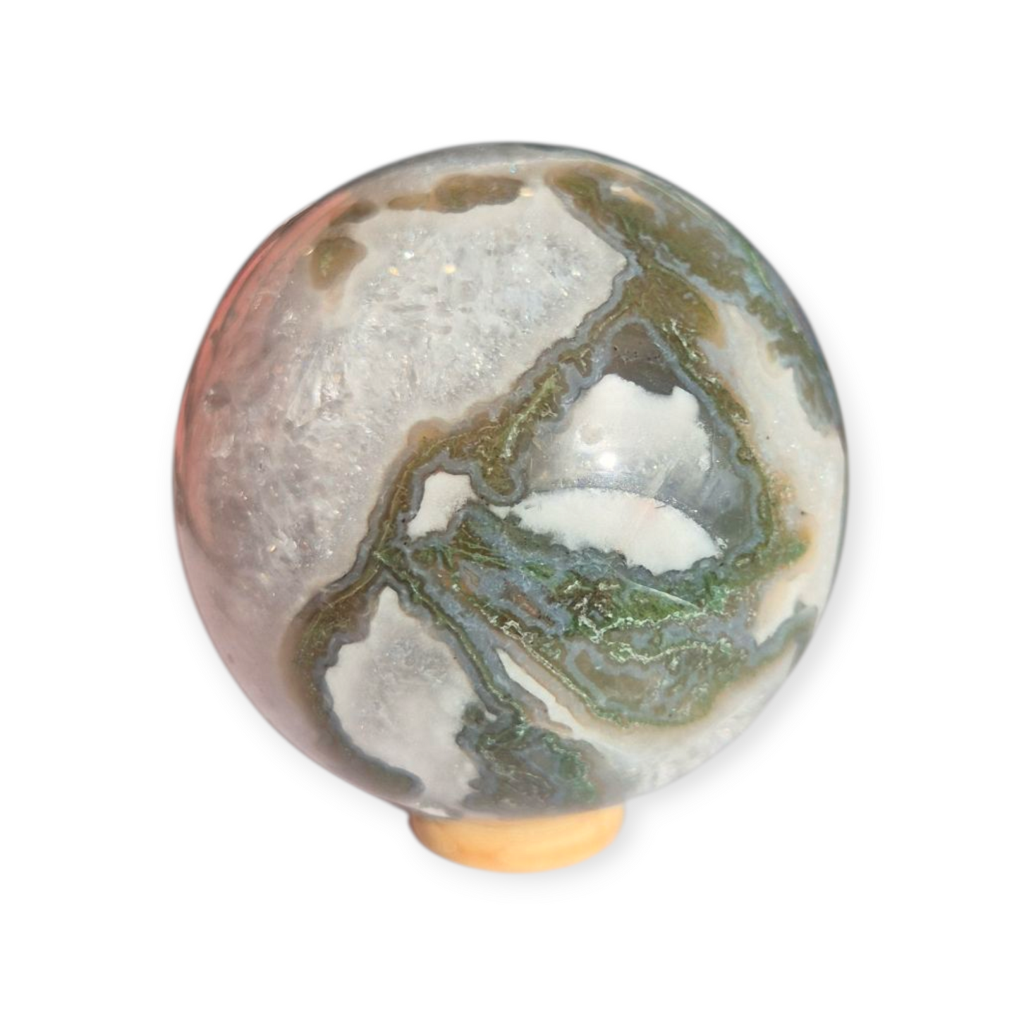 Crystals - Moss Agate Sphere
