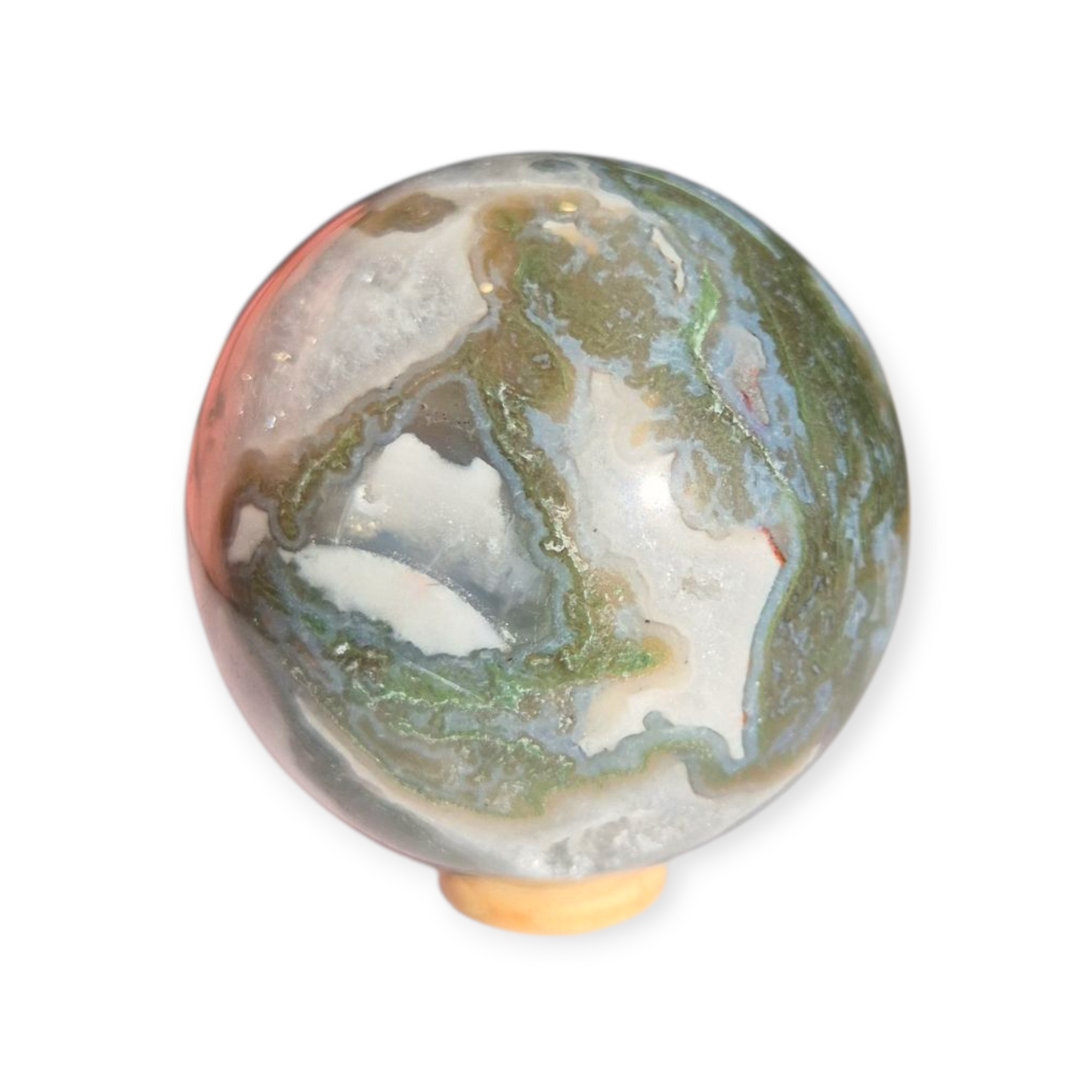 Crystals - Moss Agate Sphere