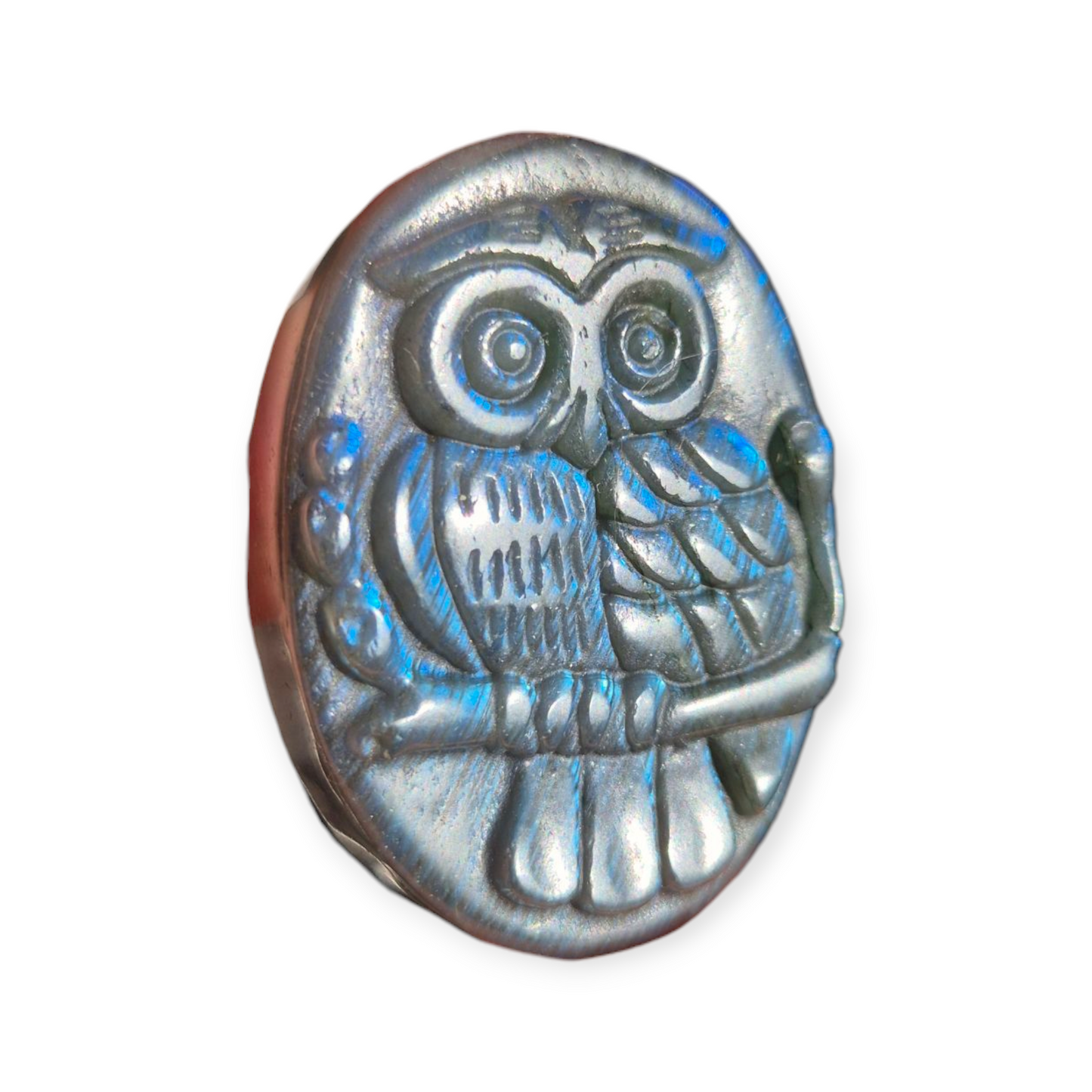 Crystals - Labradorite Owl Carvings